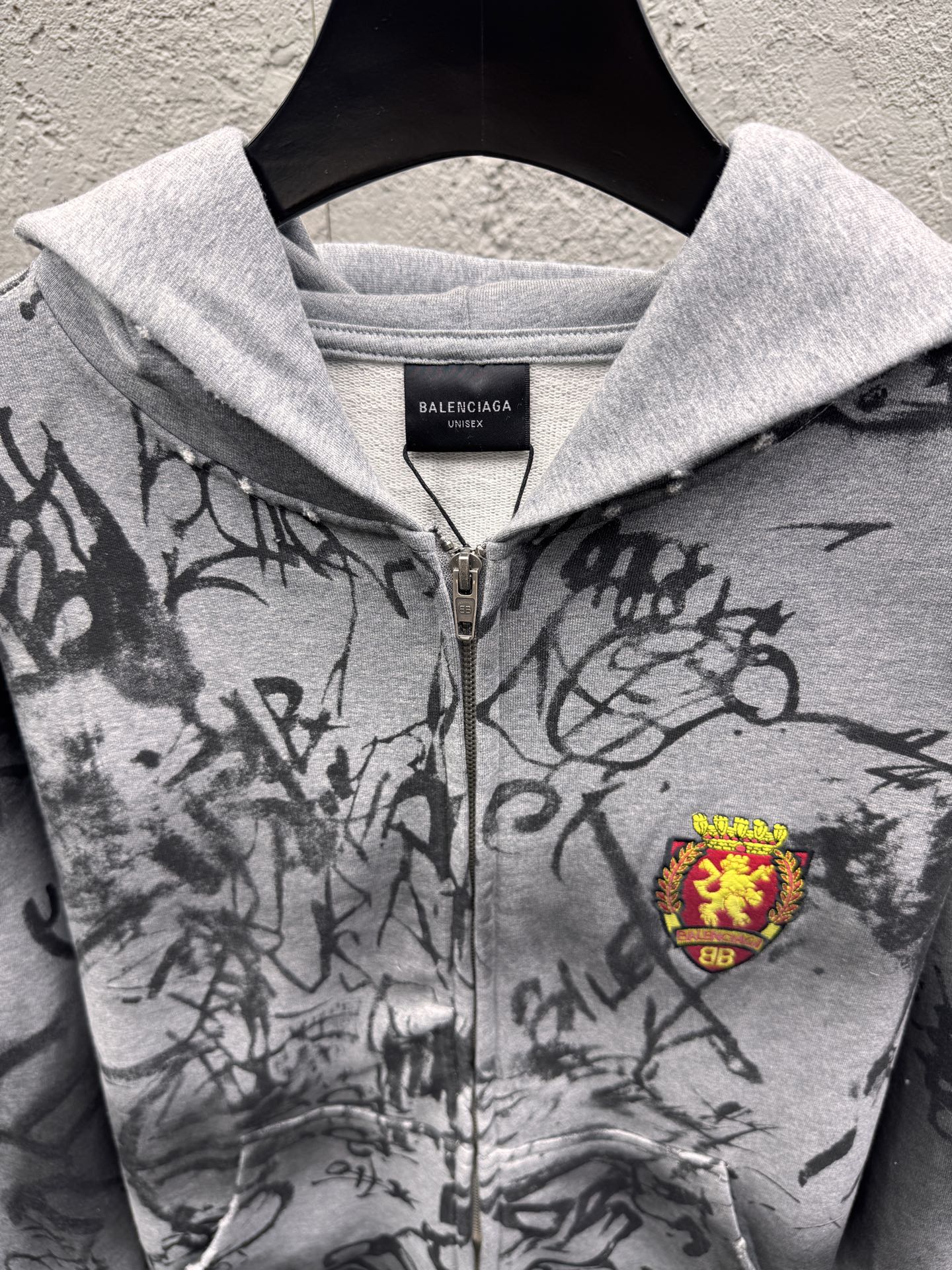 Balen graffiti-print jacket