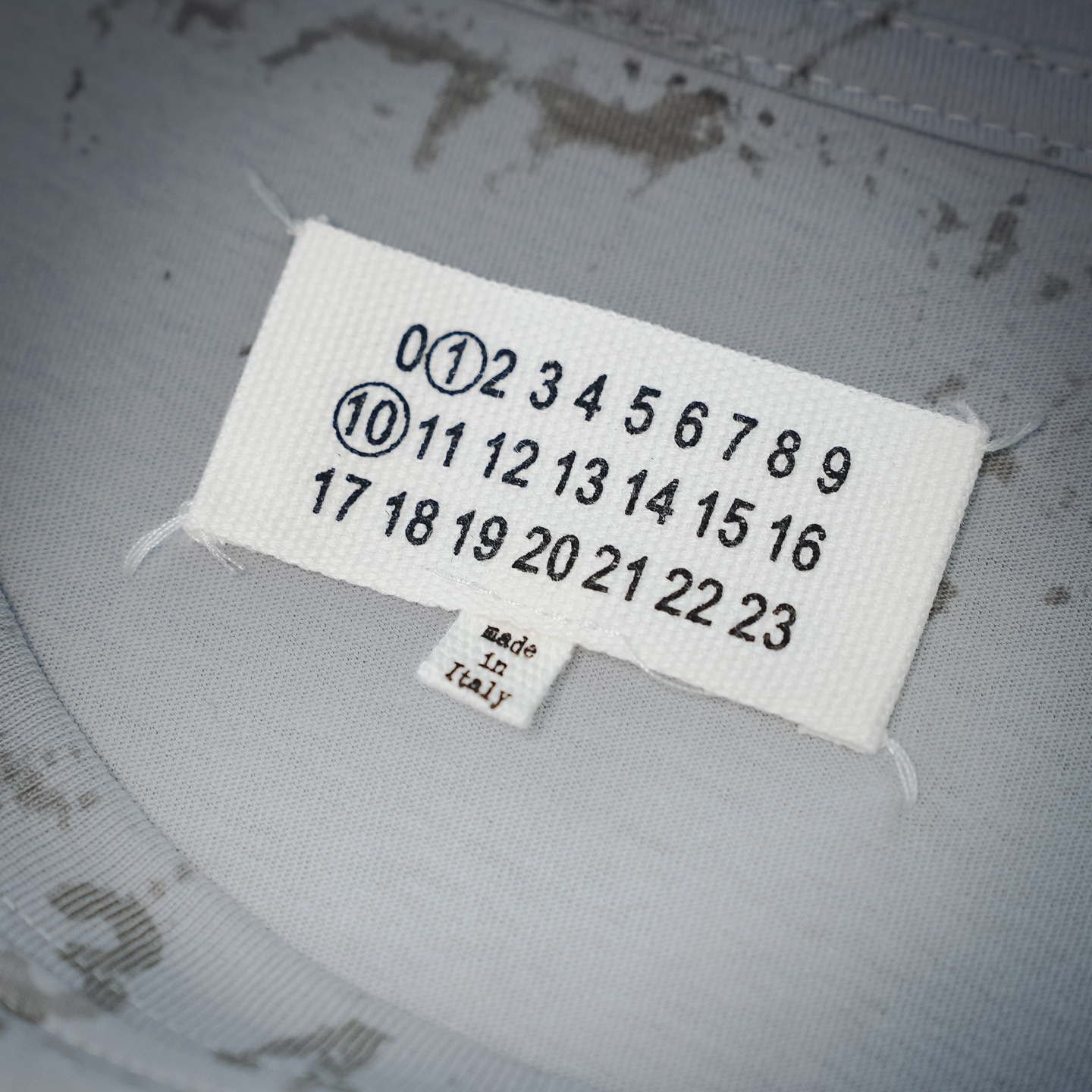 Maison blurry letter t-shirt