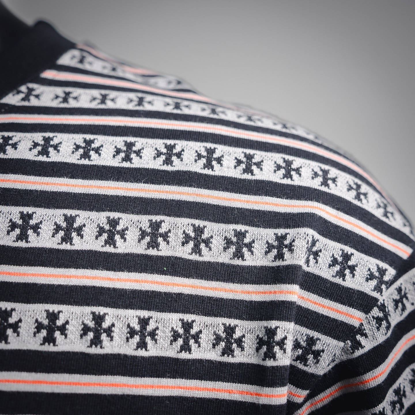Chrome striped t-shirt