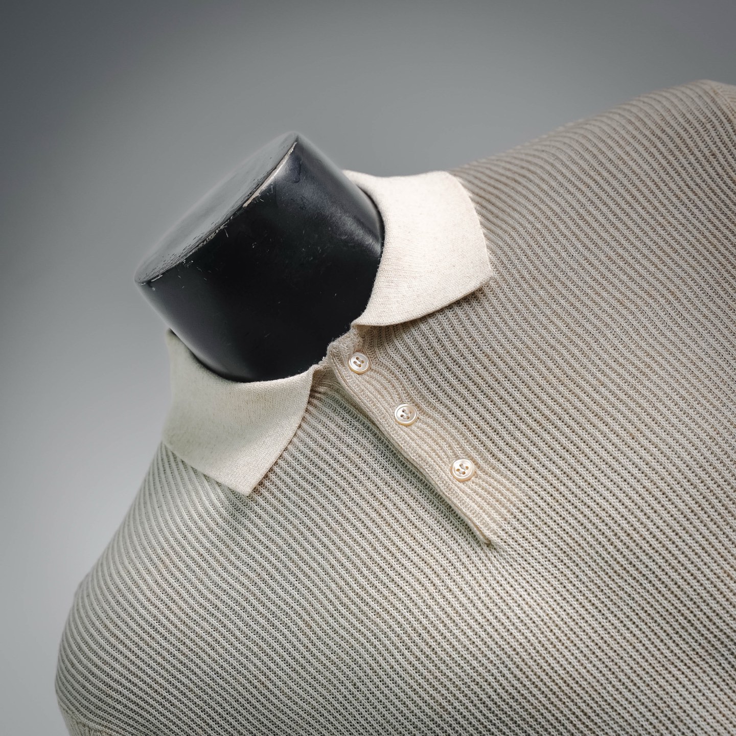Brunello collared ribbed Polo