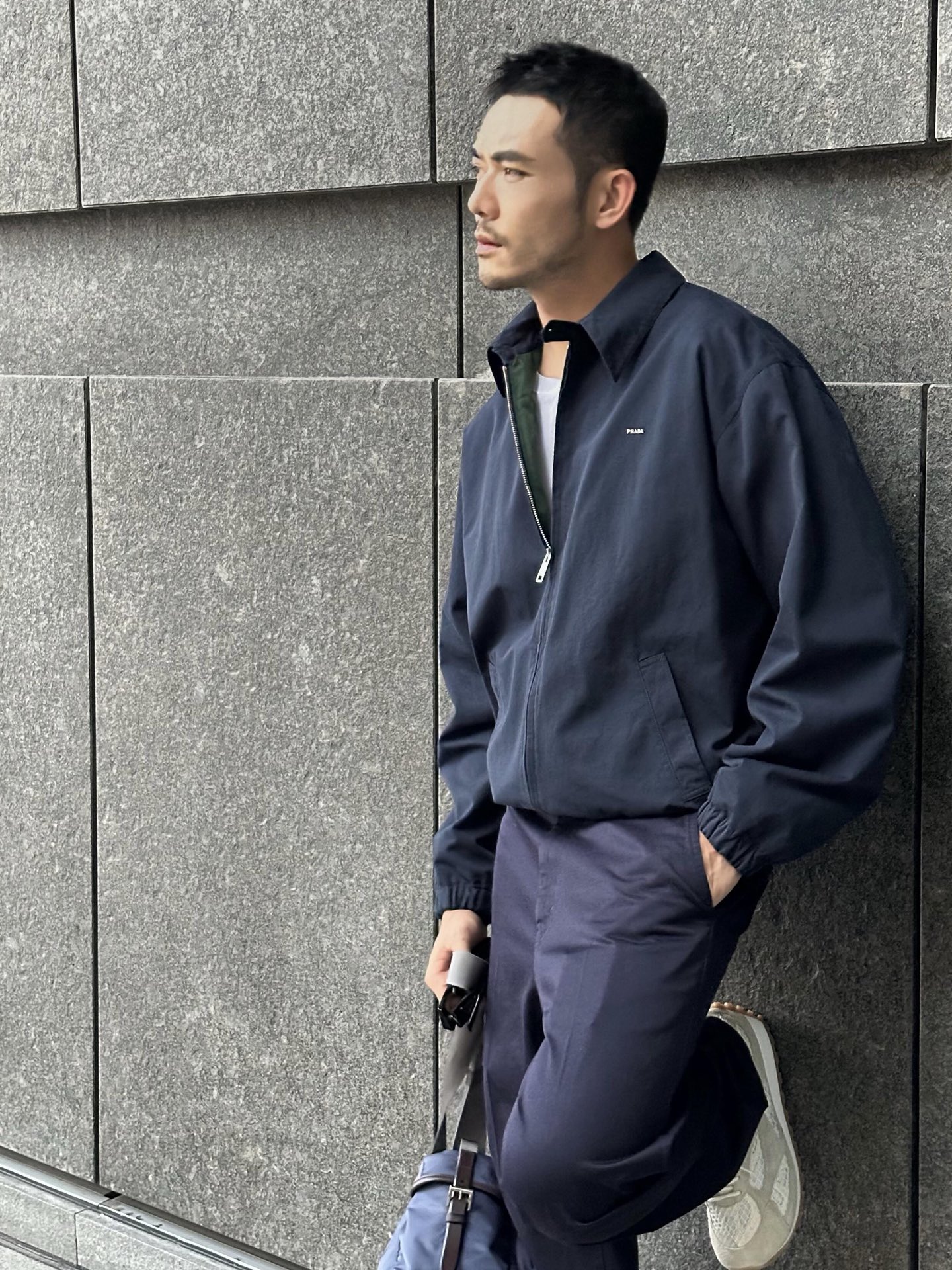 Pra embroidered zip-up jacket