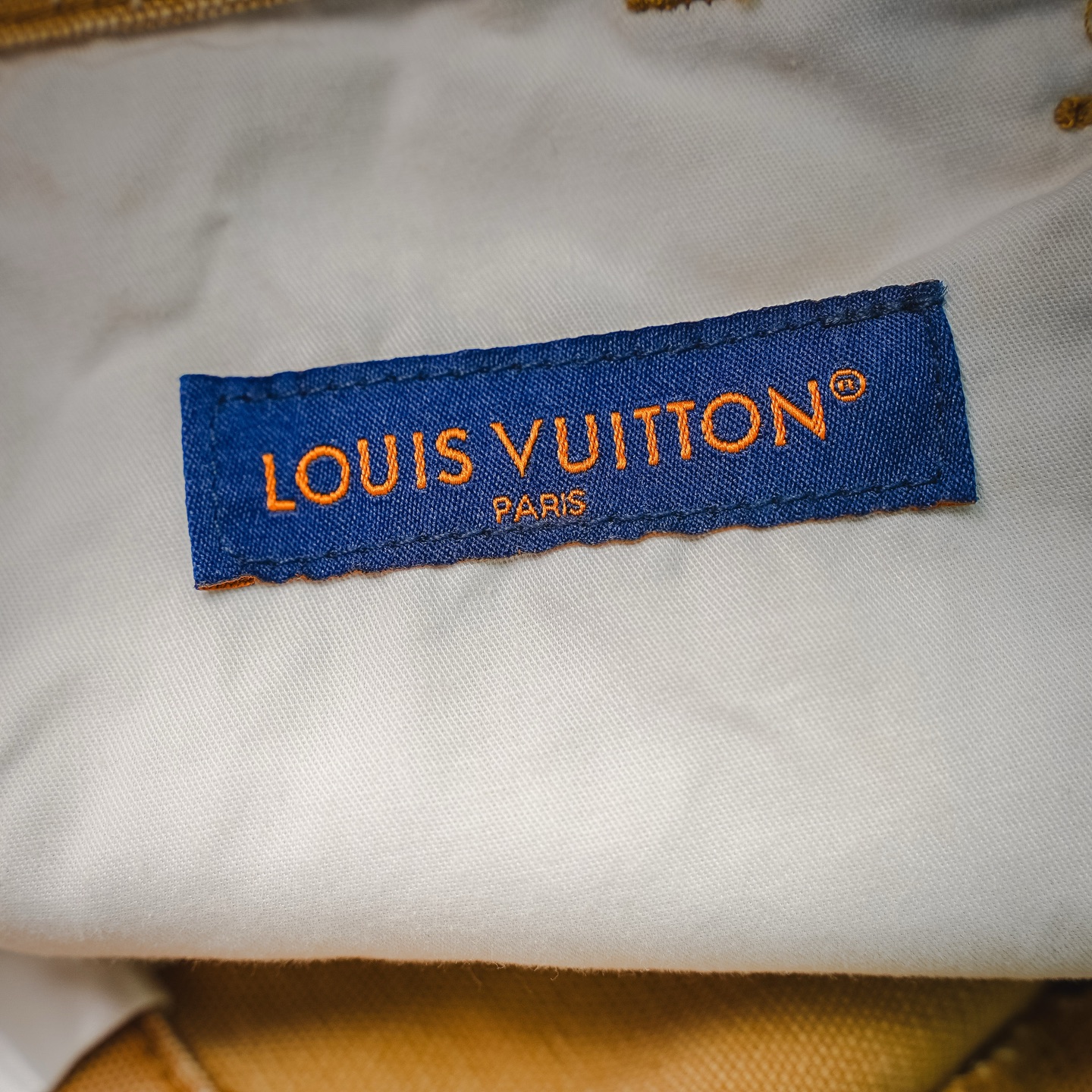 Louis graffiti printed jeans