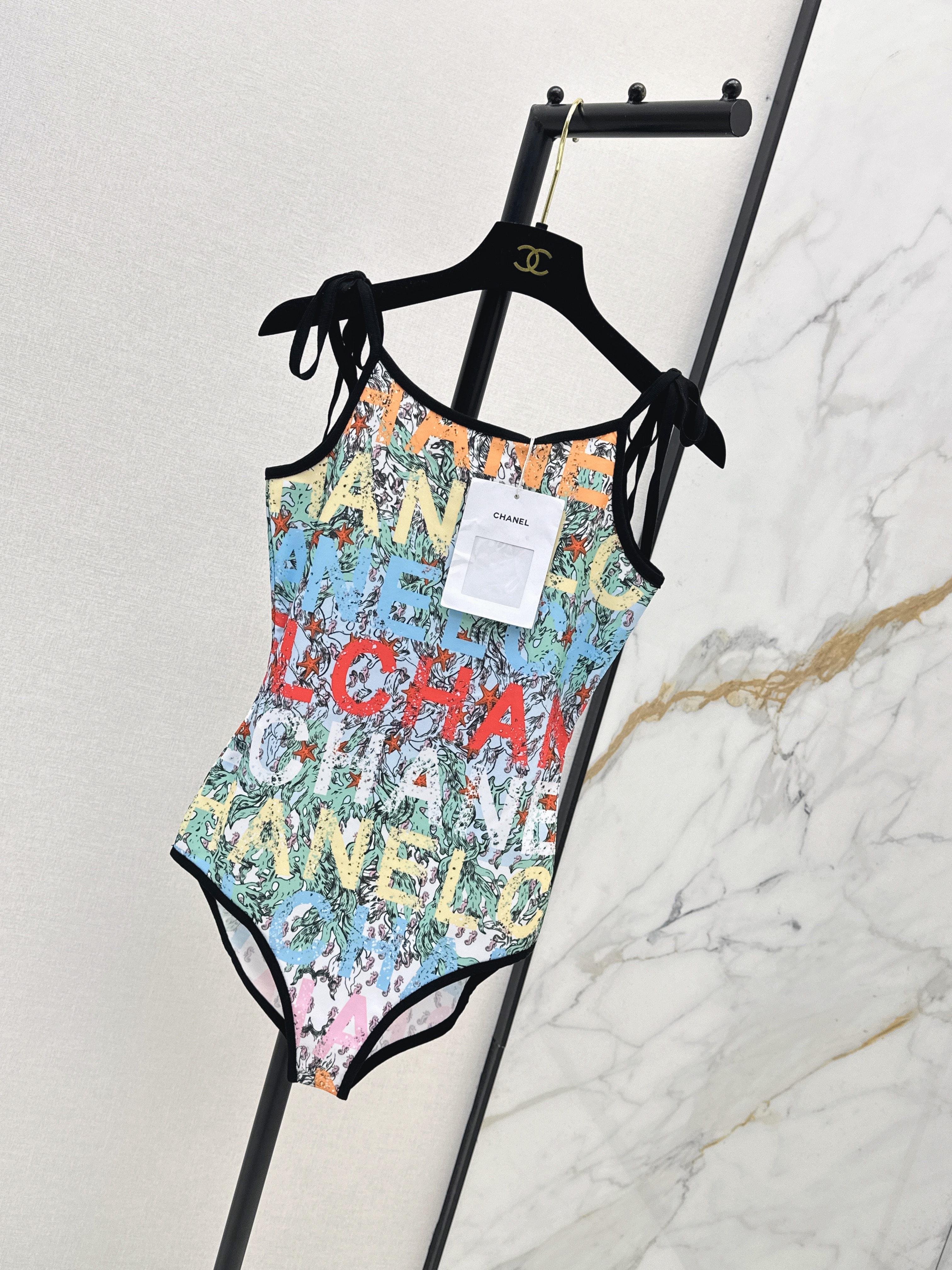 Chan 26ss tie-strap swimsuit