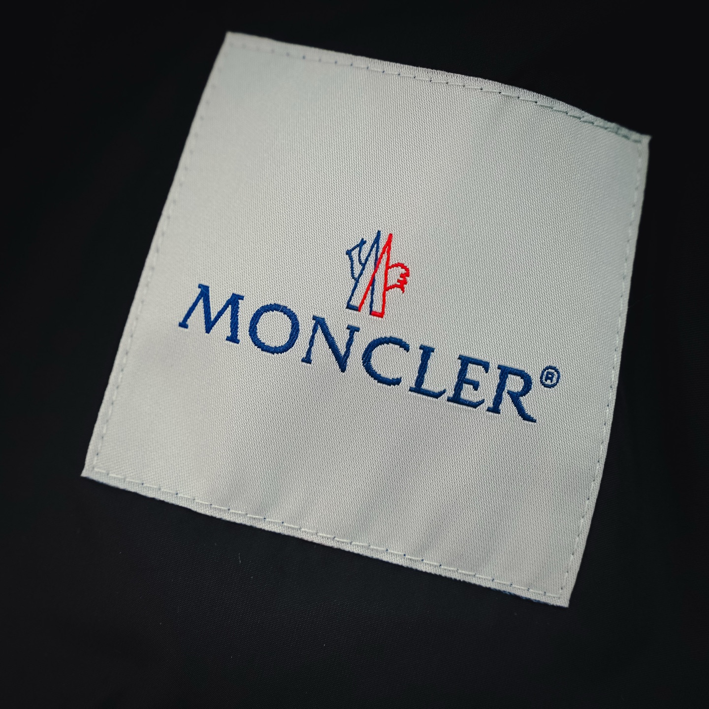 Mon embroidered letter jacket