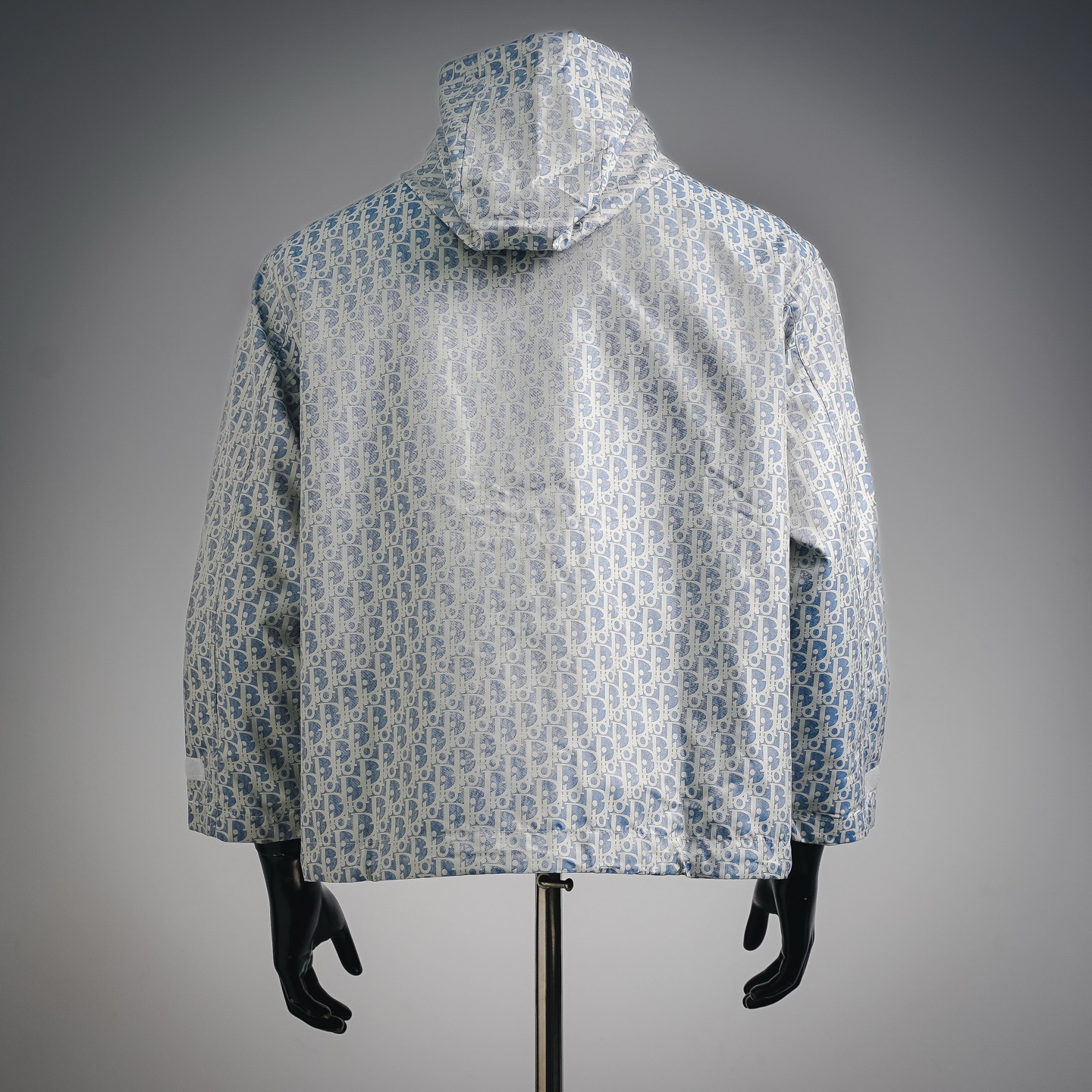 CD all-over zip-up jacket
