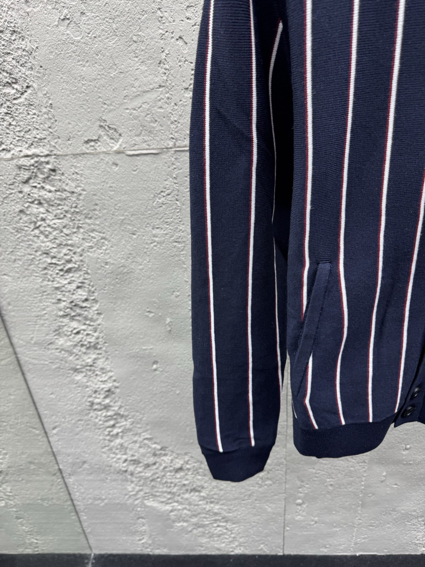 Pra striped classic cardigan