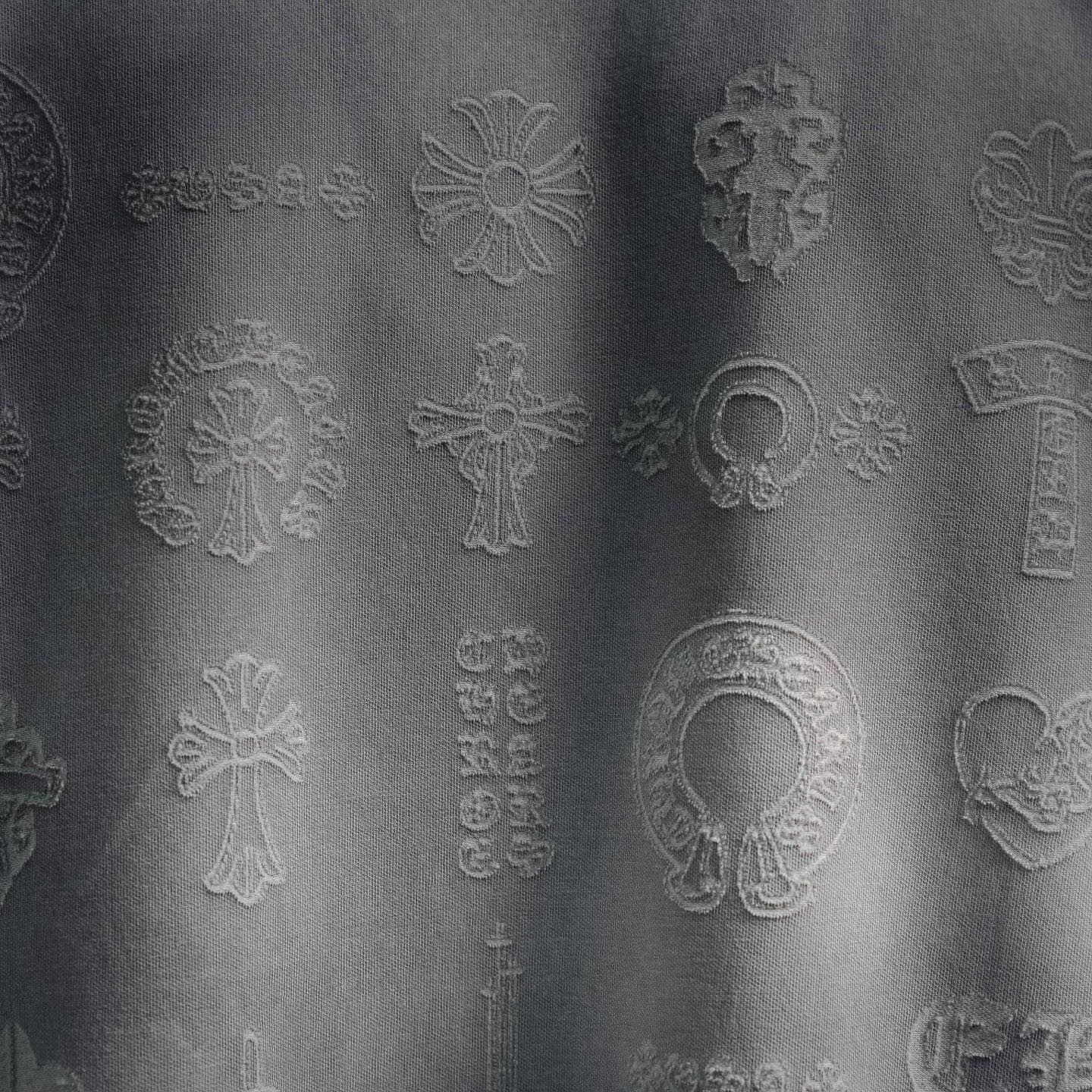 Chrome all-over washed t-shirt