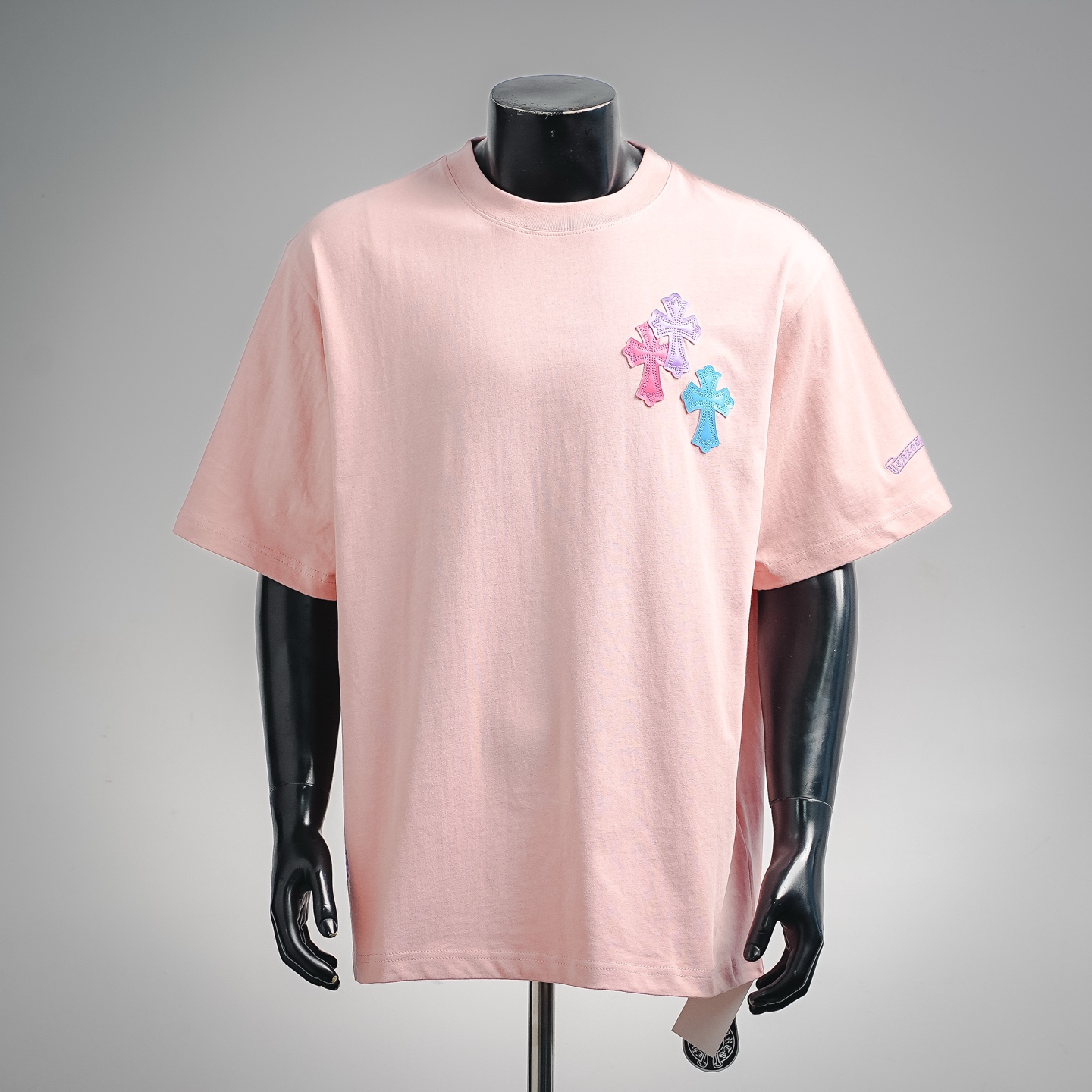 Chrome cross patch t-shirt