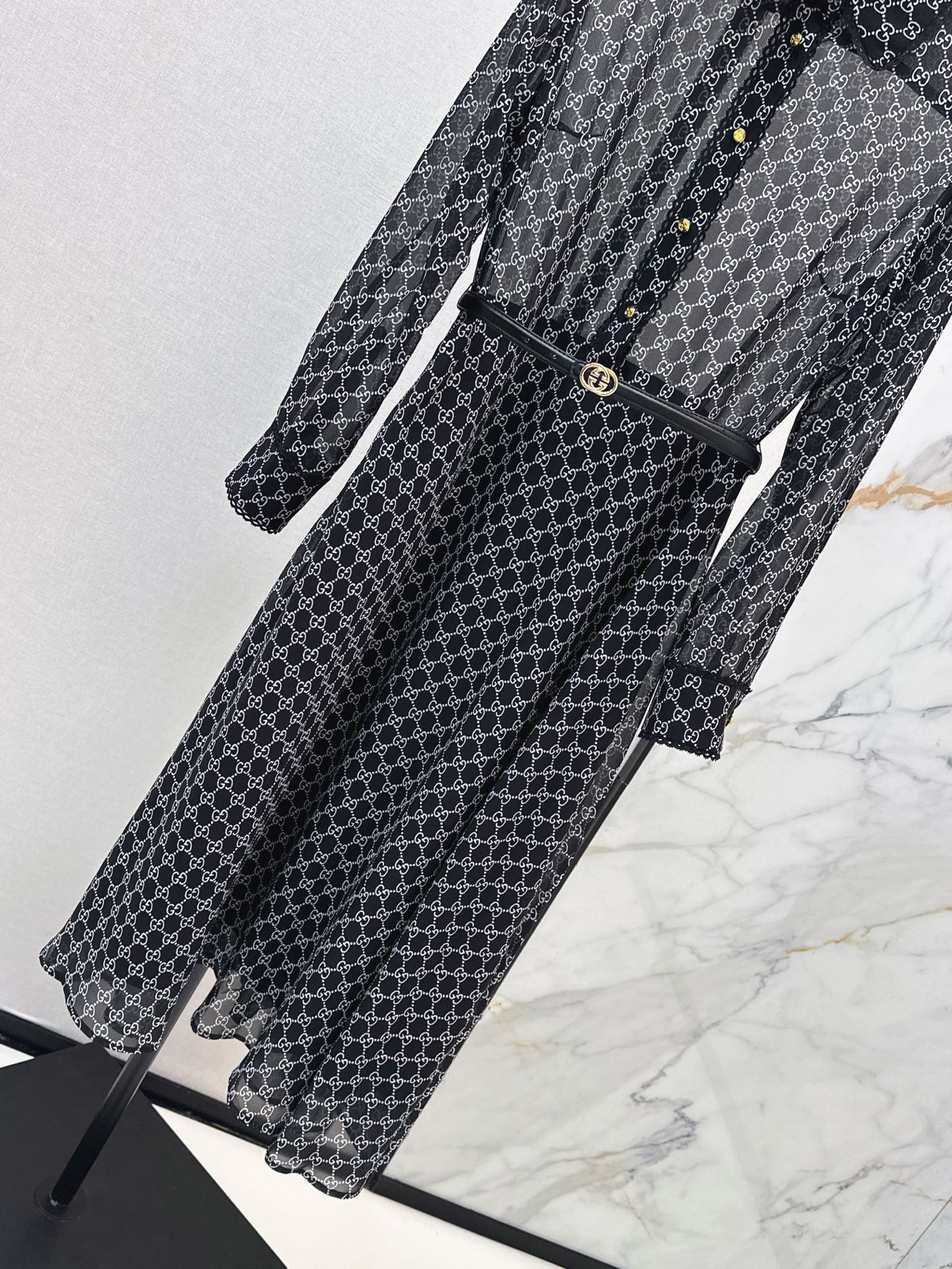 Guc 26ss print dress
