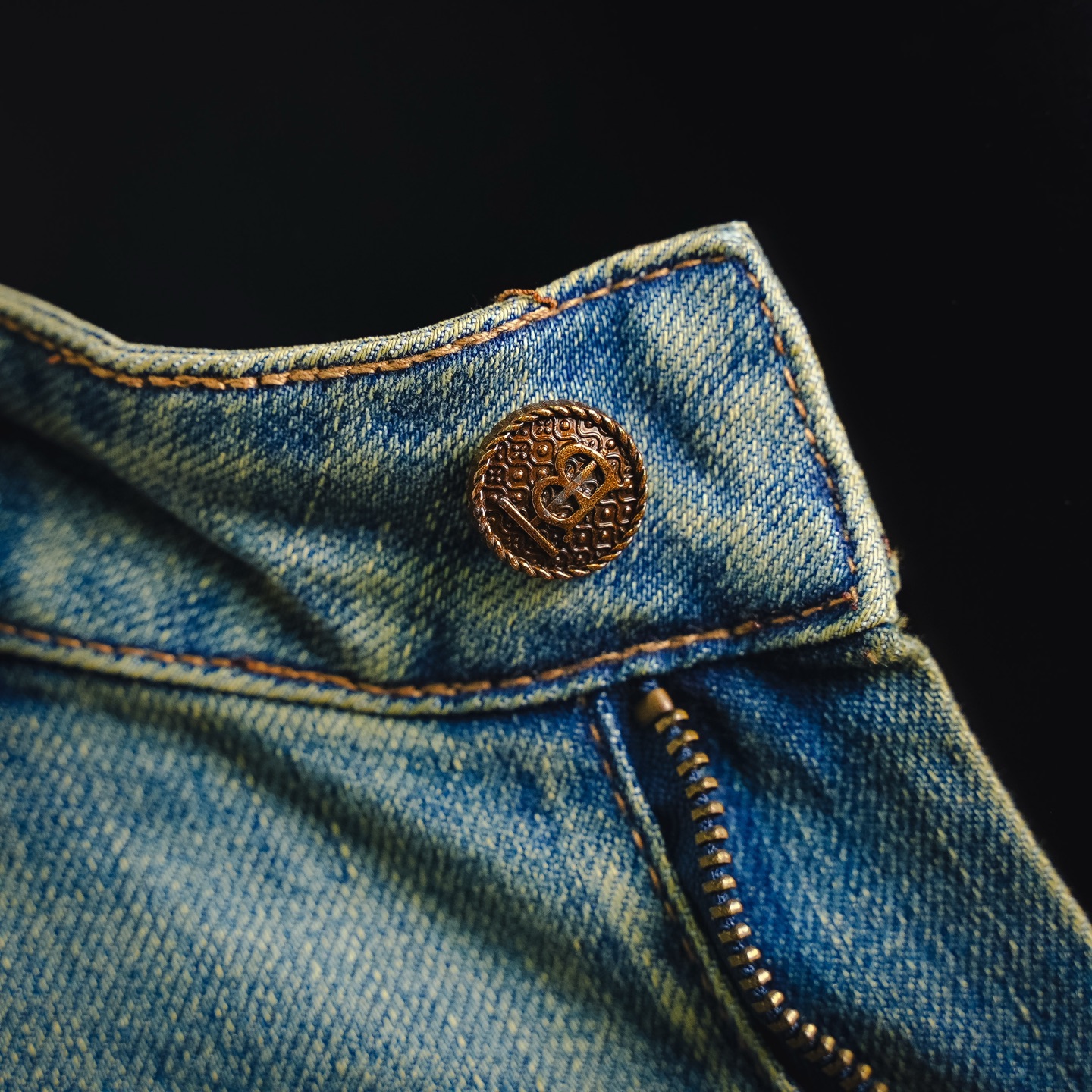 Bur skinny faded jeans