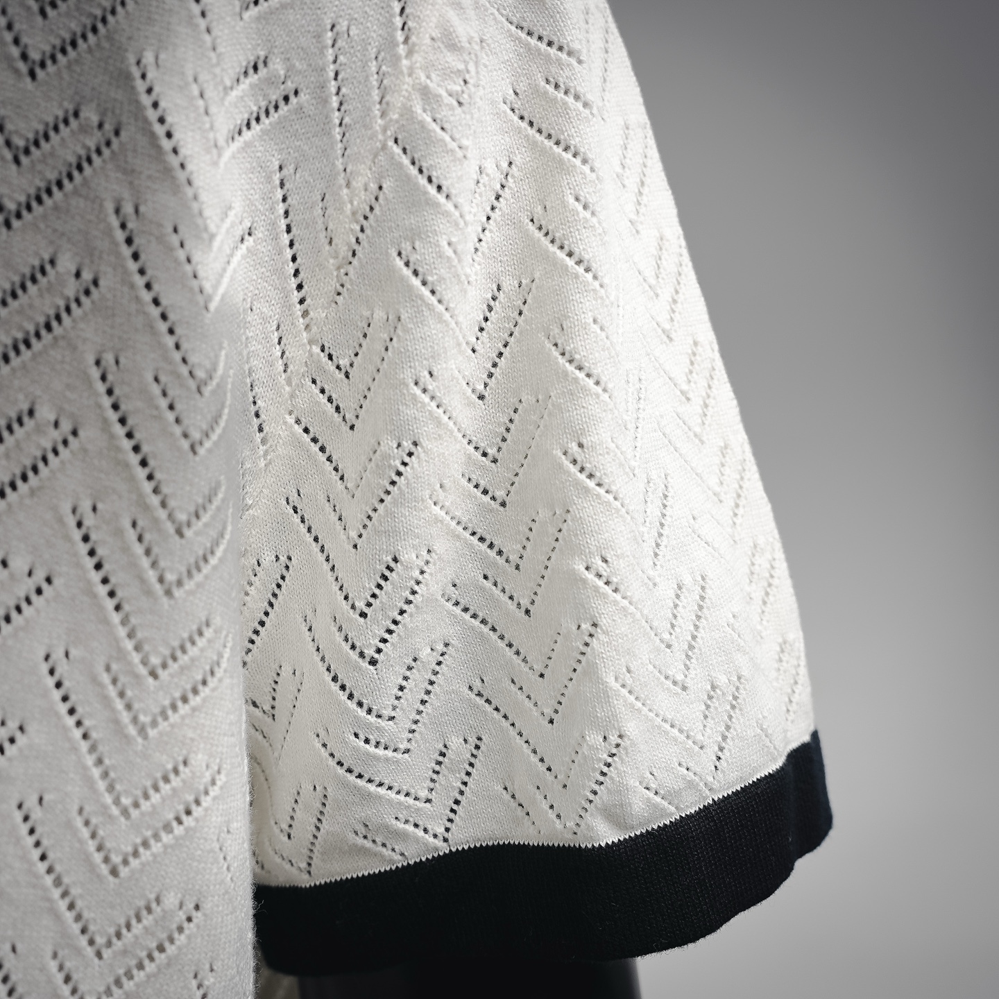 Louis  letter jacquard knit t-shirt