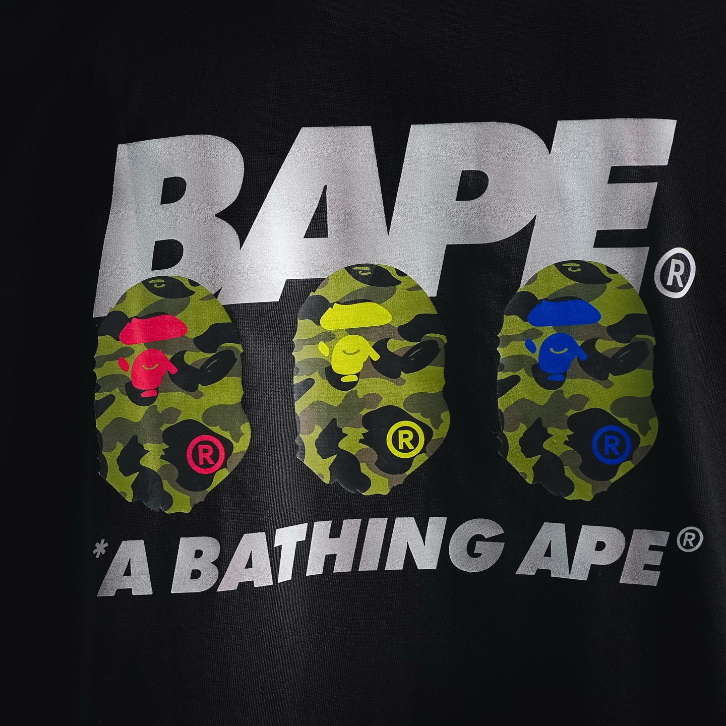 Bap camouflage print t-shirt