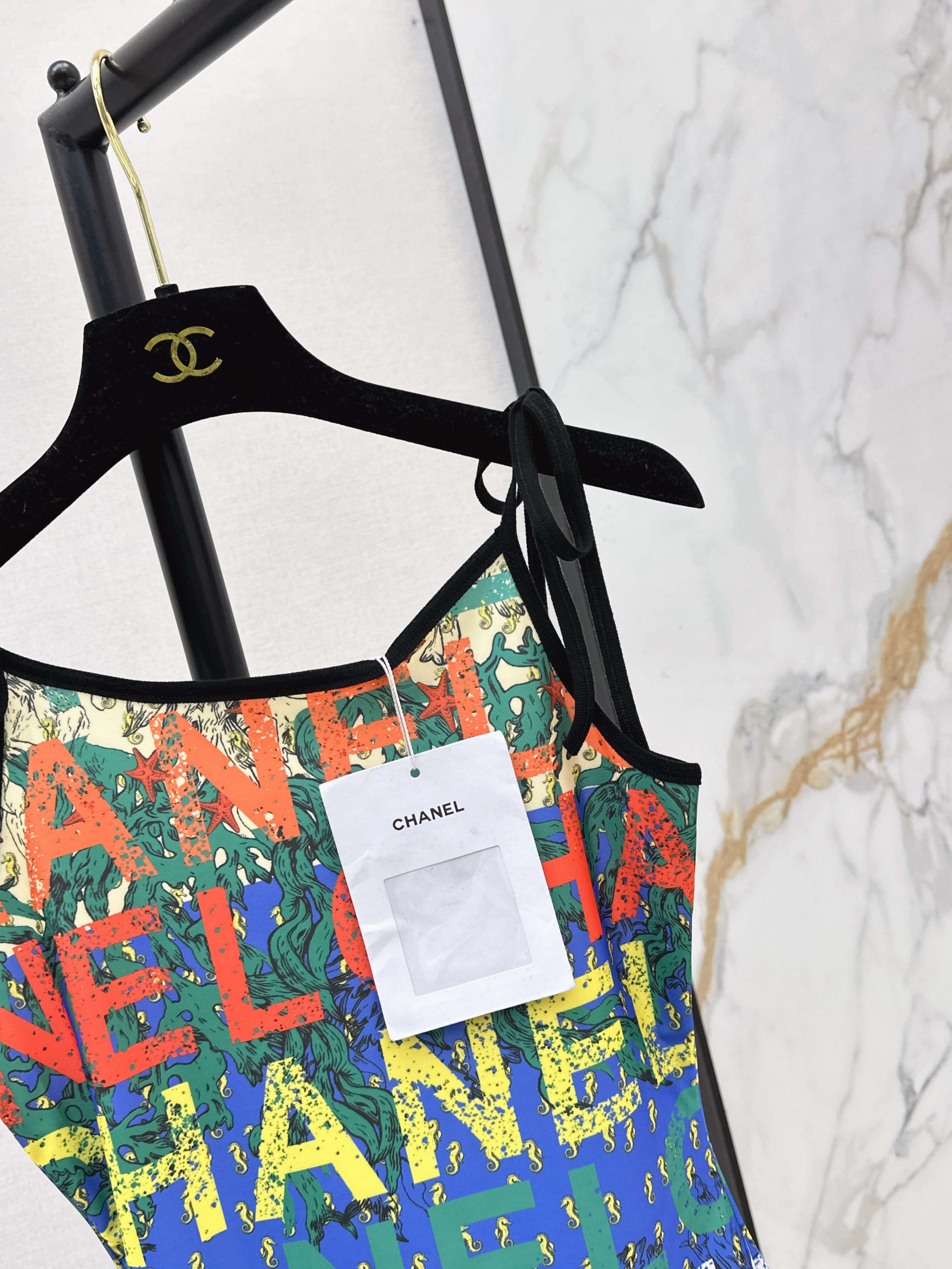 Chan 26ss tie-strap swimsuit