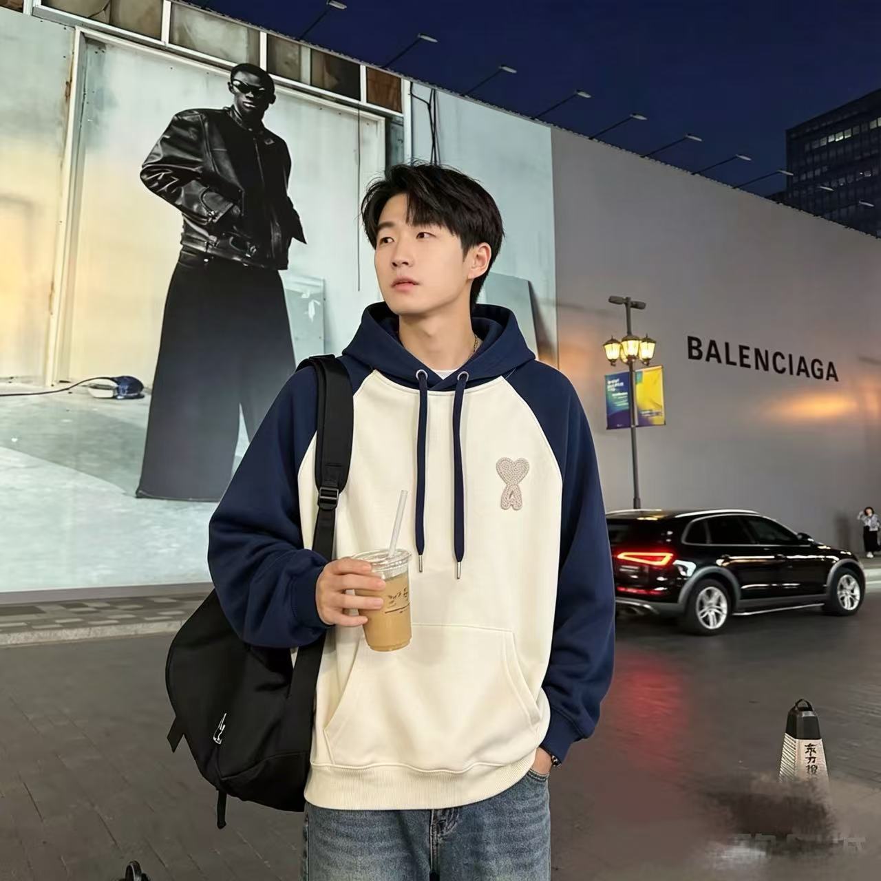 Ami raglan cozy hoodie
