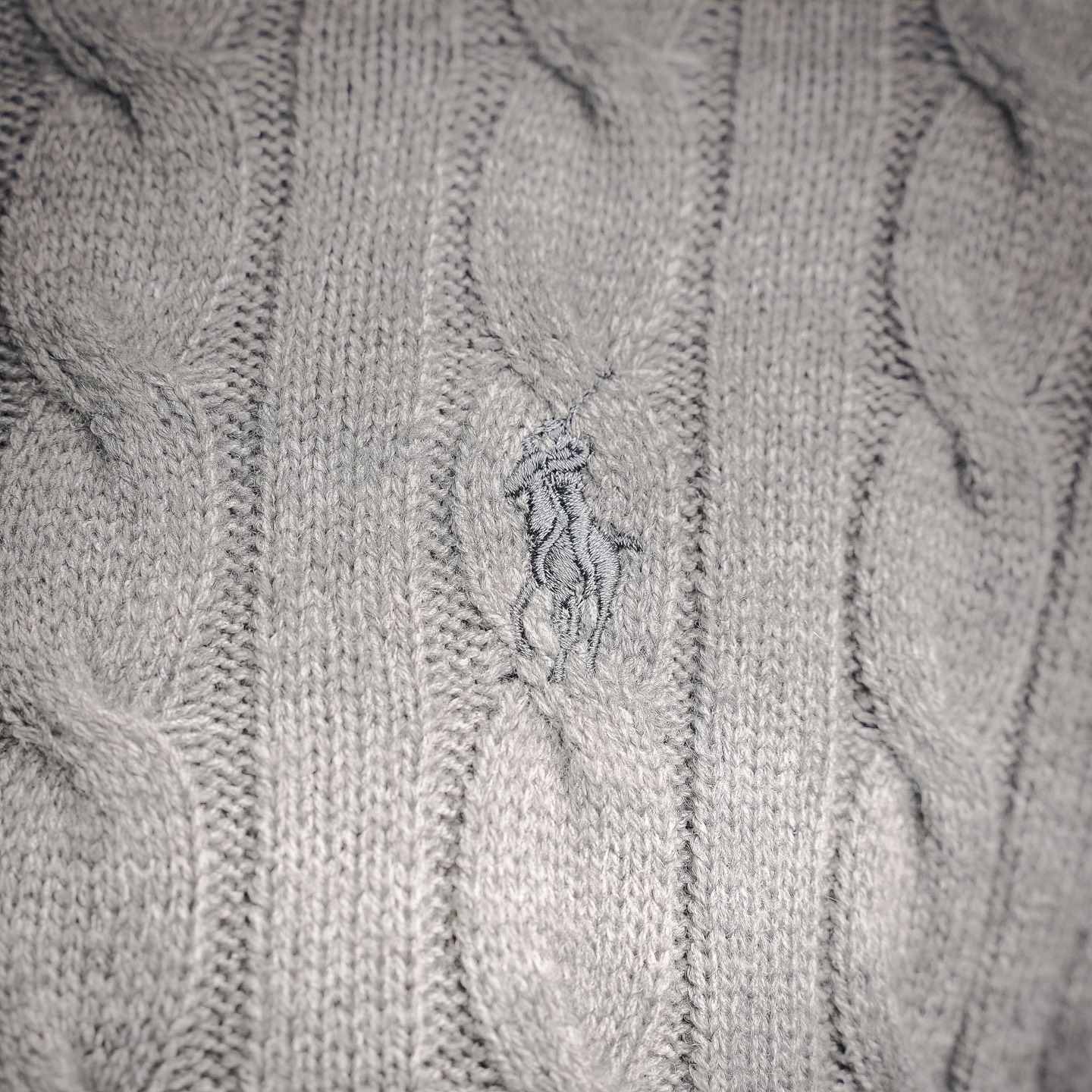 Ralph cable-knit half-zip sweater