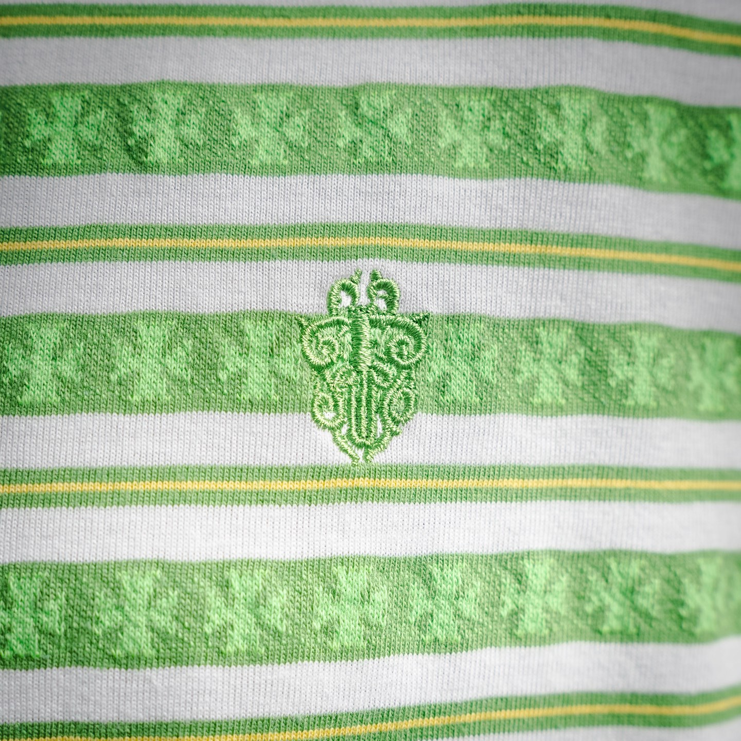 Chrome striped t-shirt