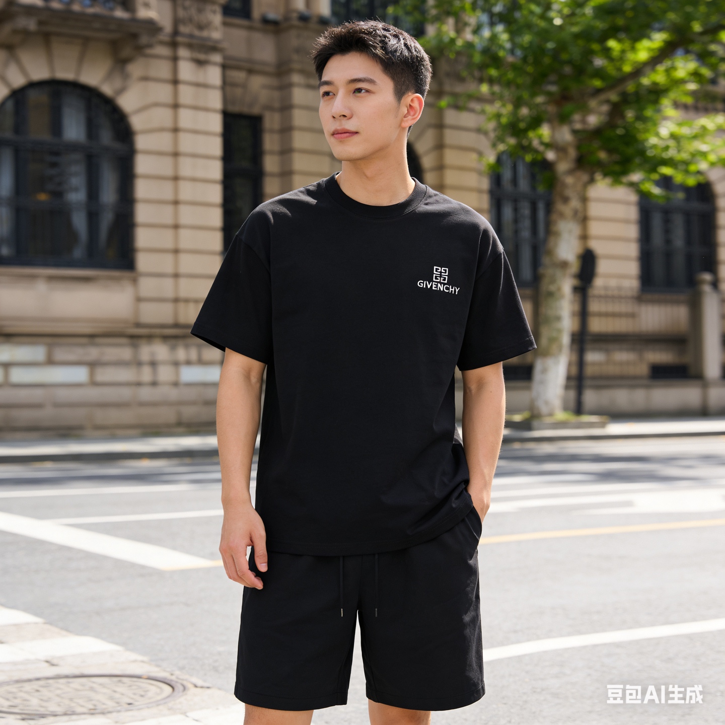 Given print t-shirt