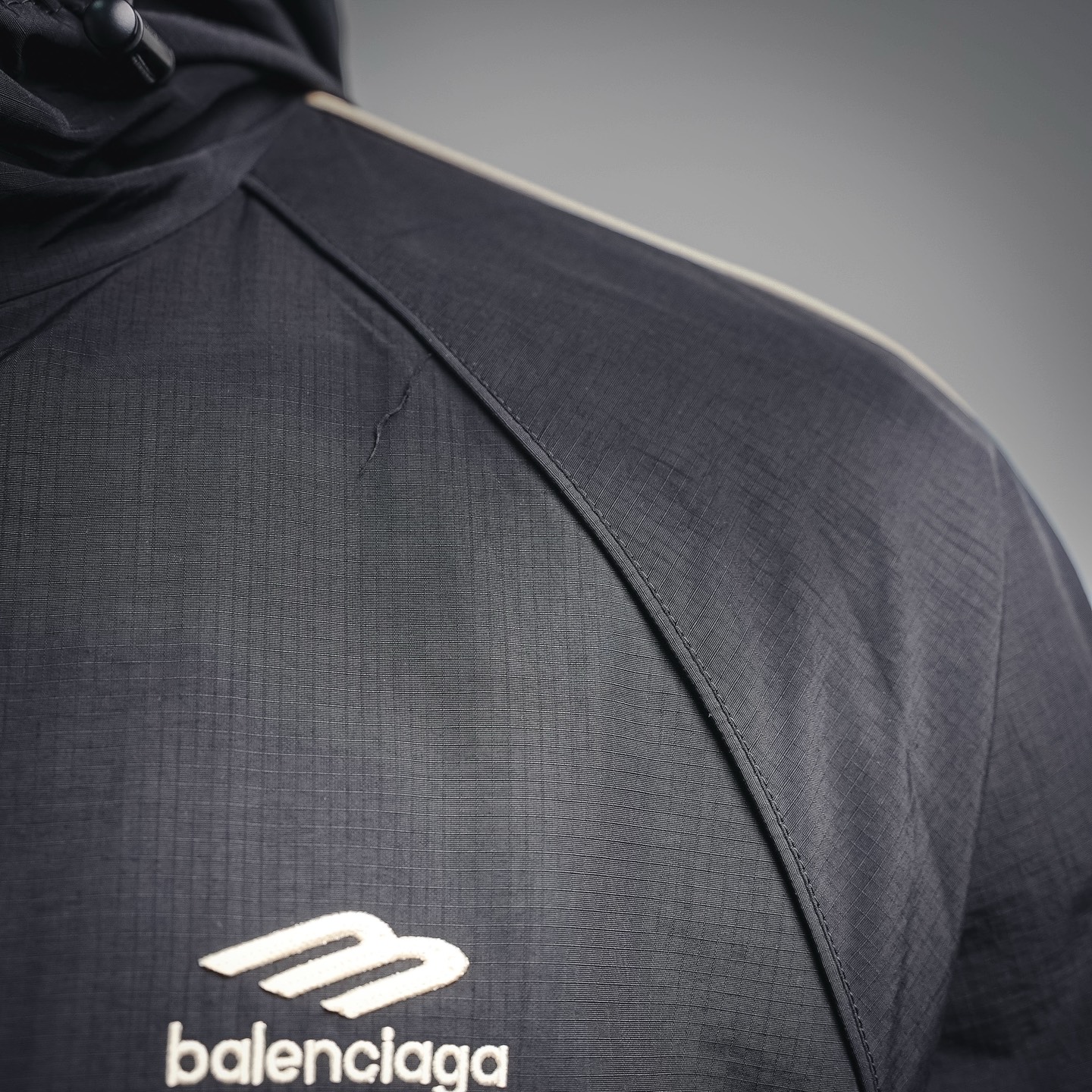 Balen embroidered zip-up jacket