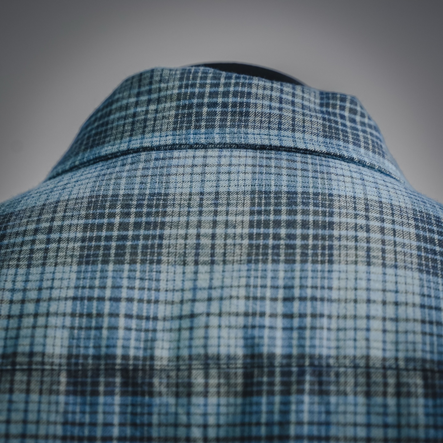 Balen plaid zip-up coat
