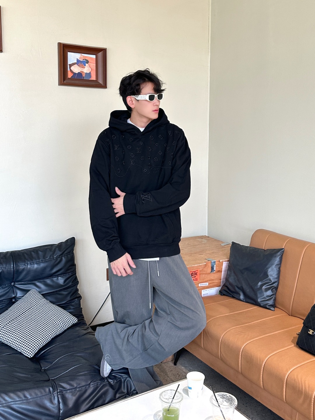 Louis embroidered sweatshirt