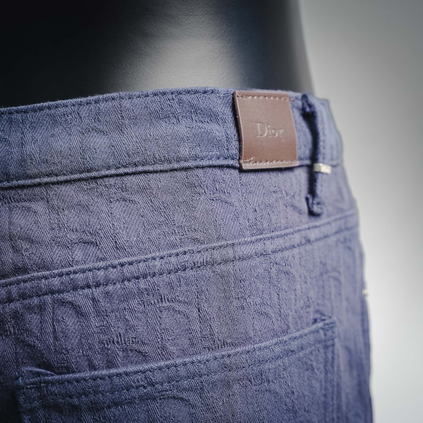 CD all-over jacquard jeans