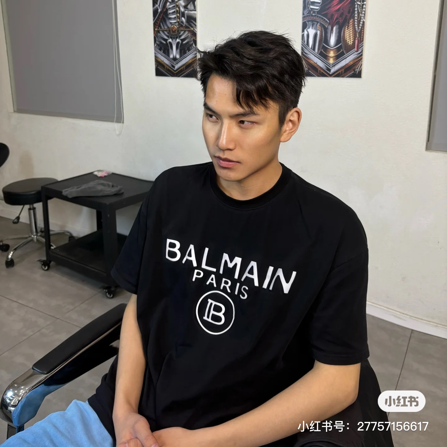 Balen emboosed letter t-shirt