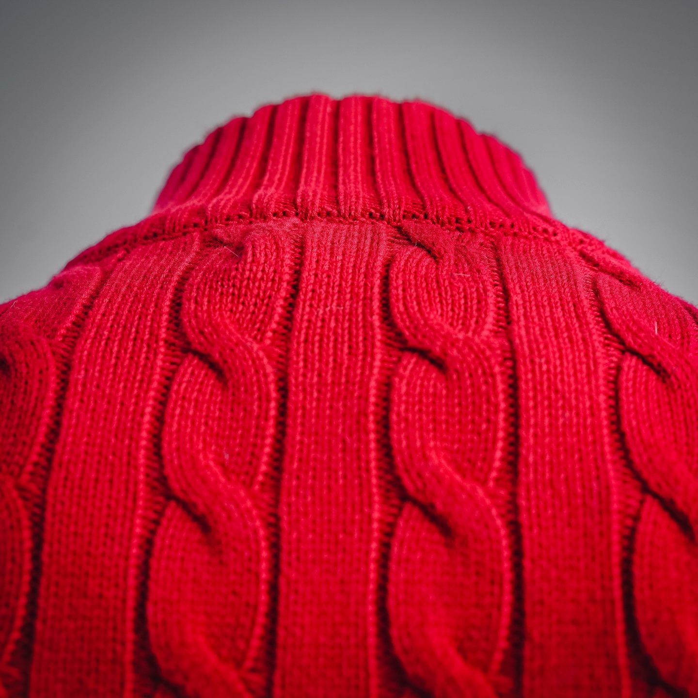Ralph knit sweater zip-up coat