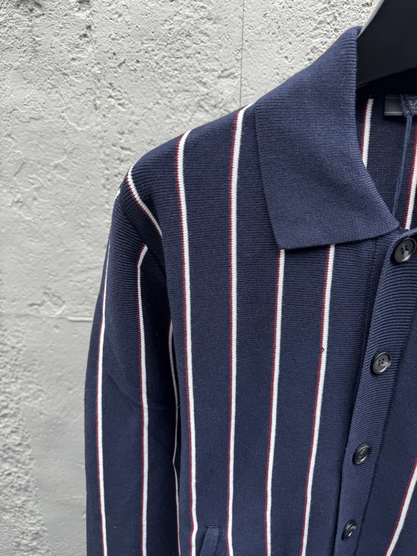 Pra striped classic cardigan