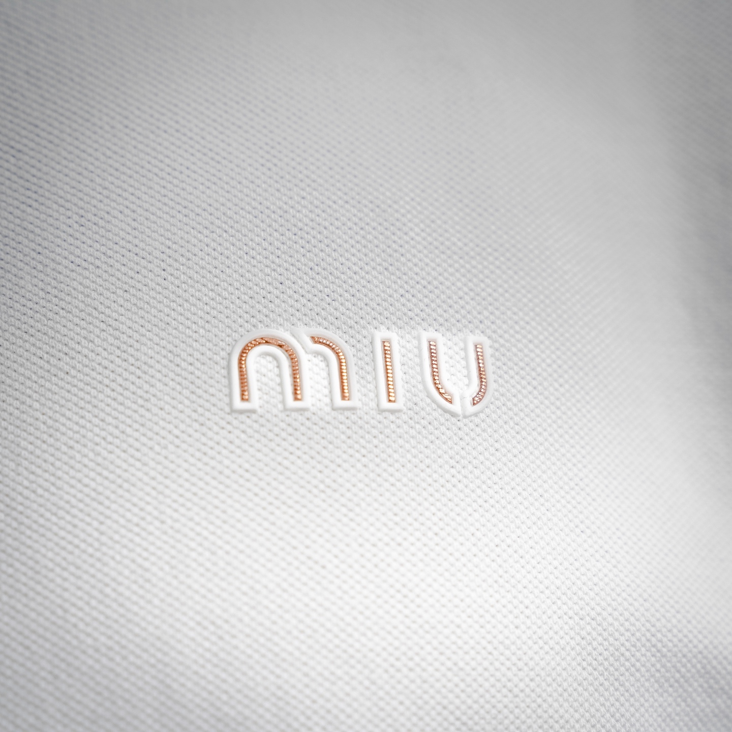 Miu embroidered Polo