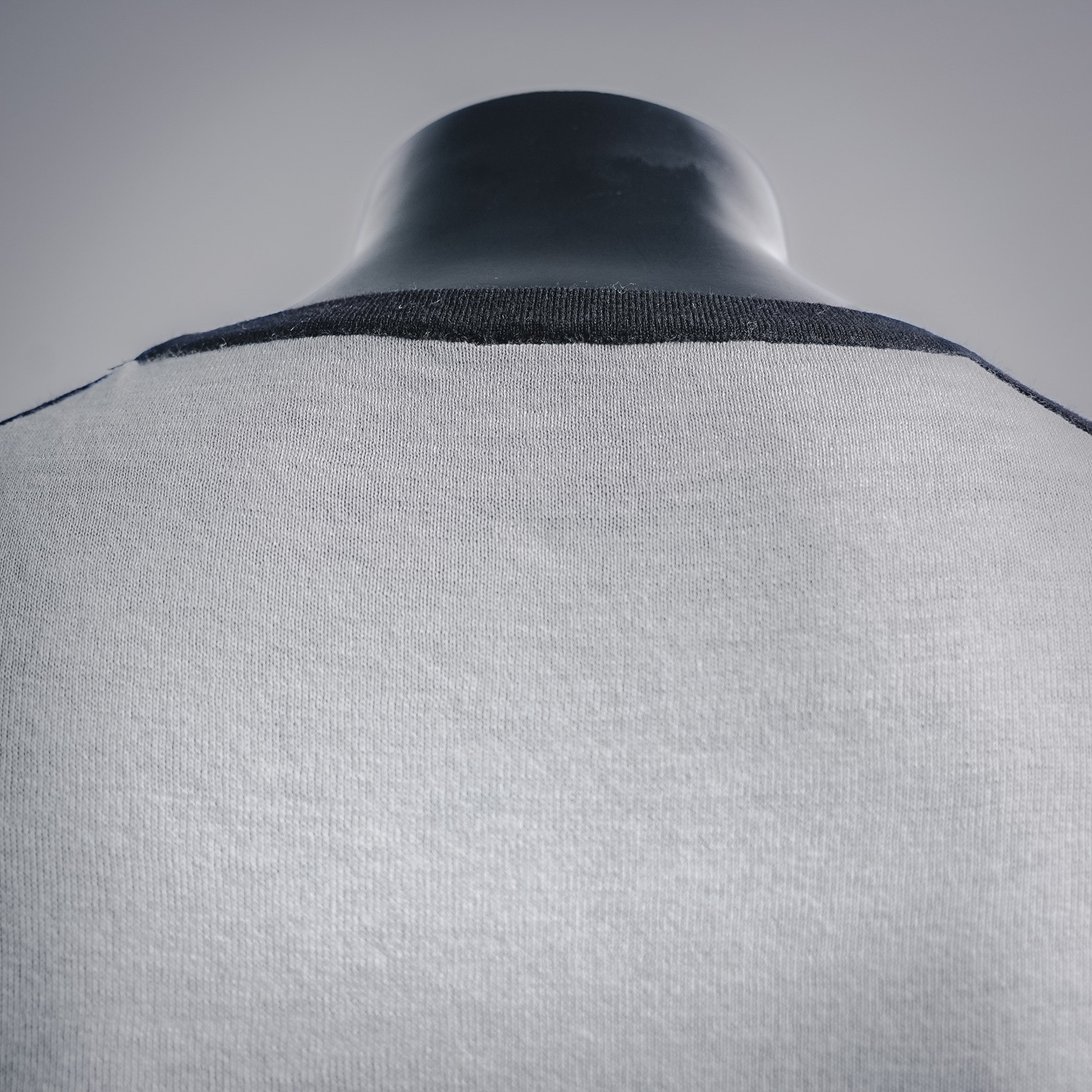 Chrome embroidered knit sweatshirt