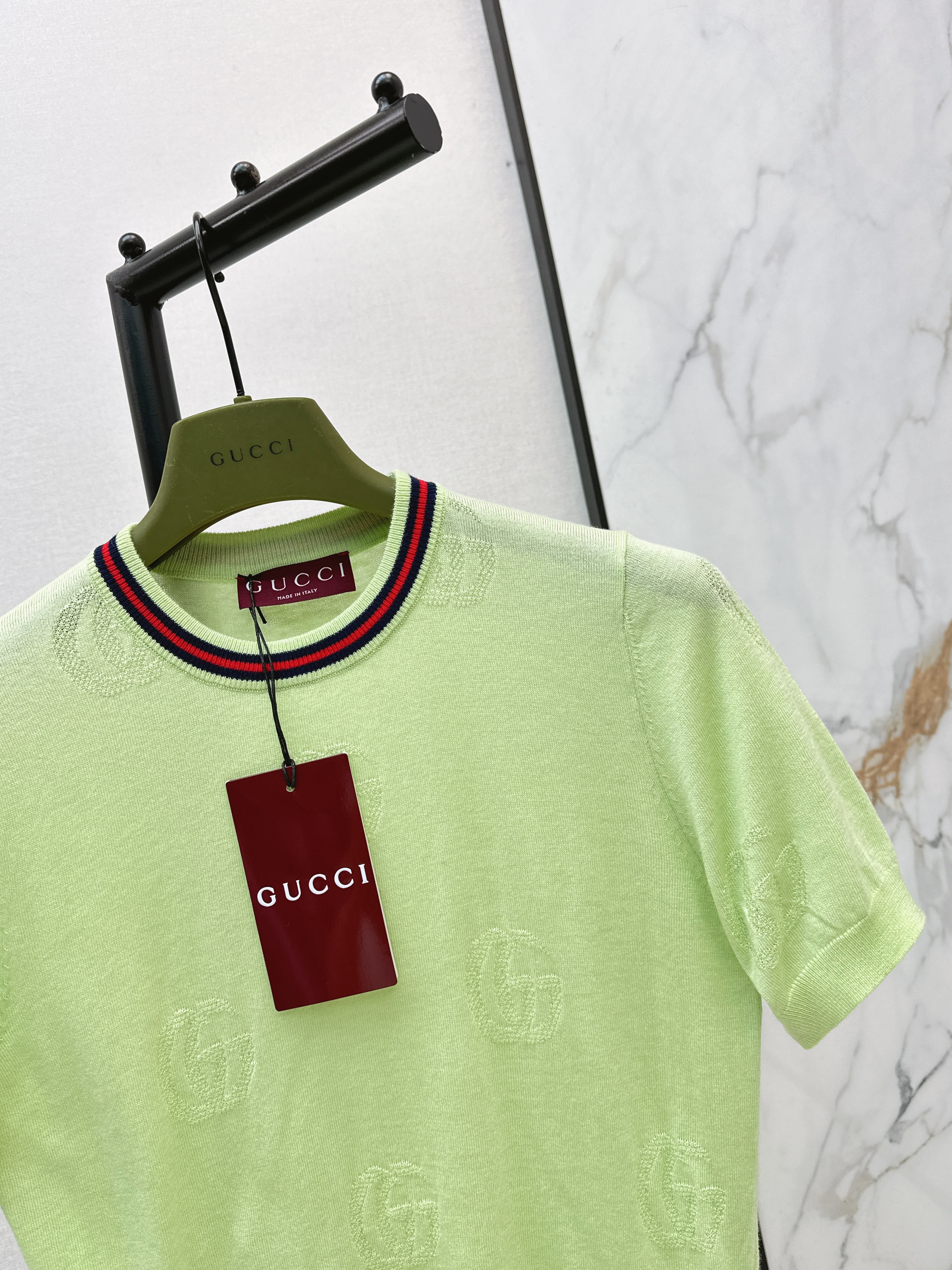 Guc 26ss jacquard sweater