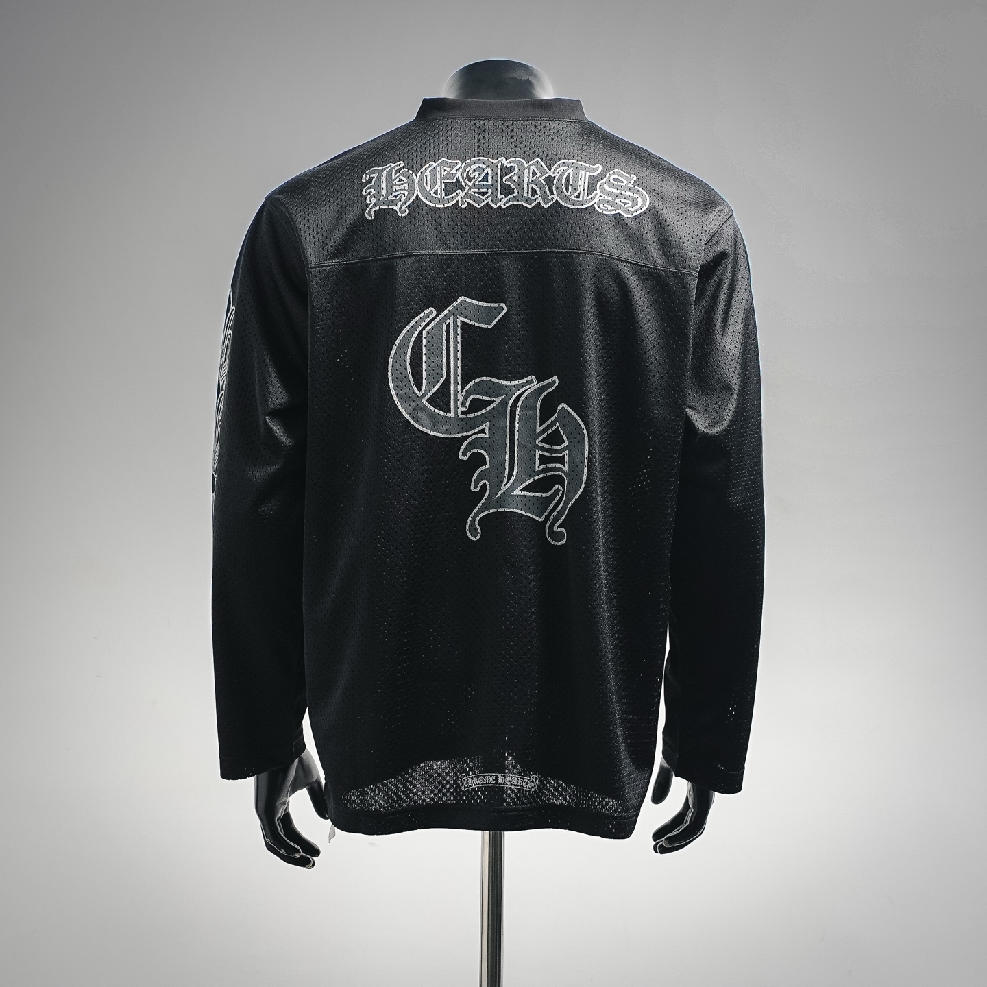 Chrome breathable mesh sweatshirt