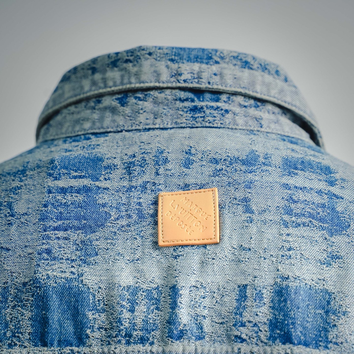 Loui 26ss jacquard denim shirt