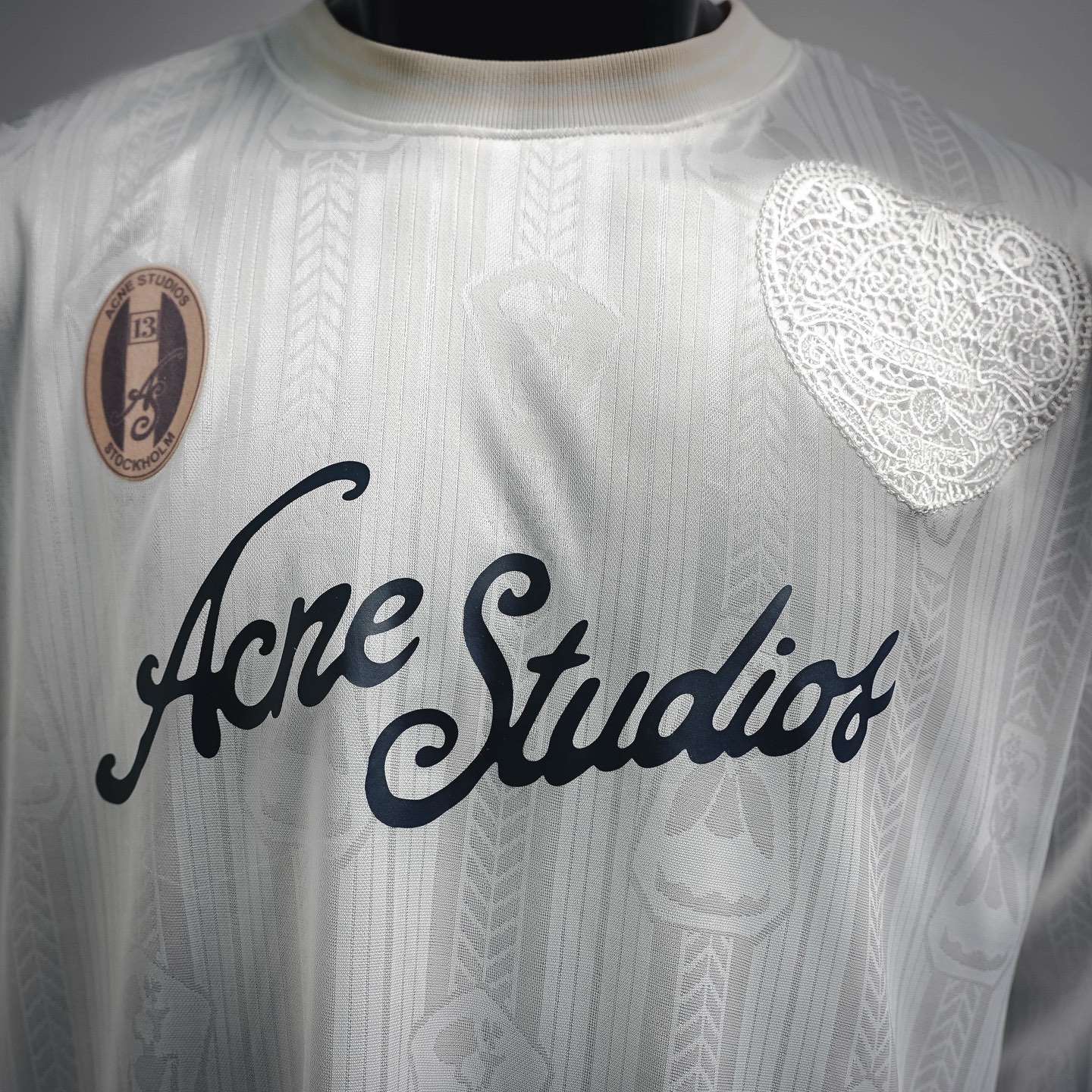Acen jacquard sweatshirt