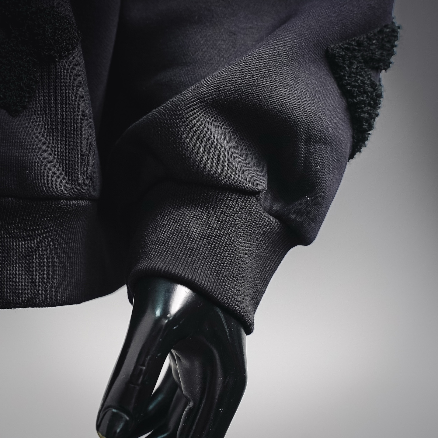Louis chenille appliqué zip-up jacket