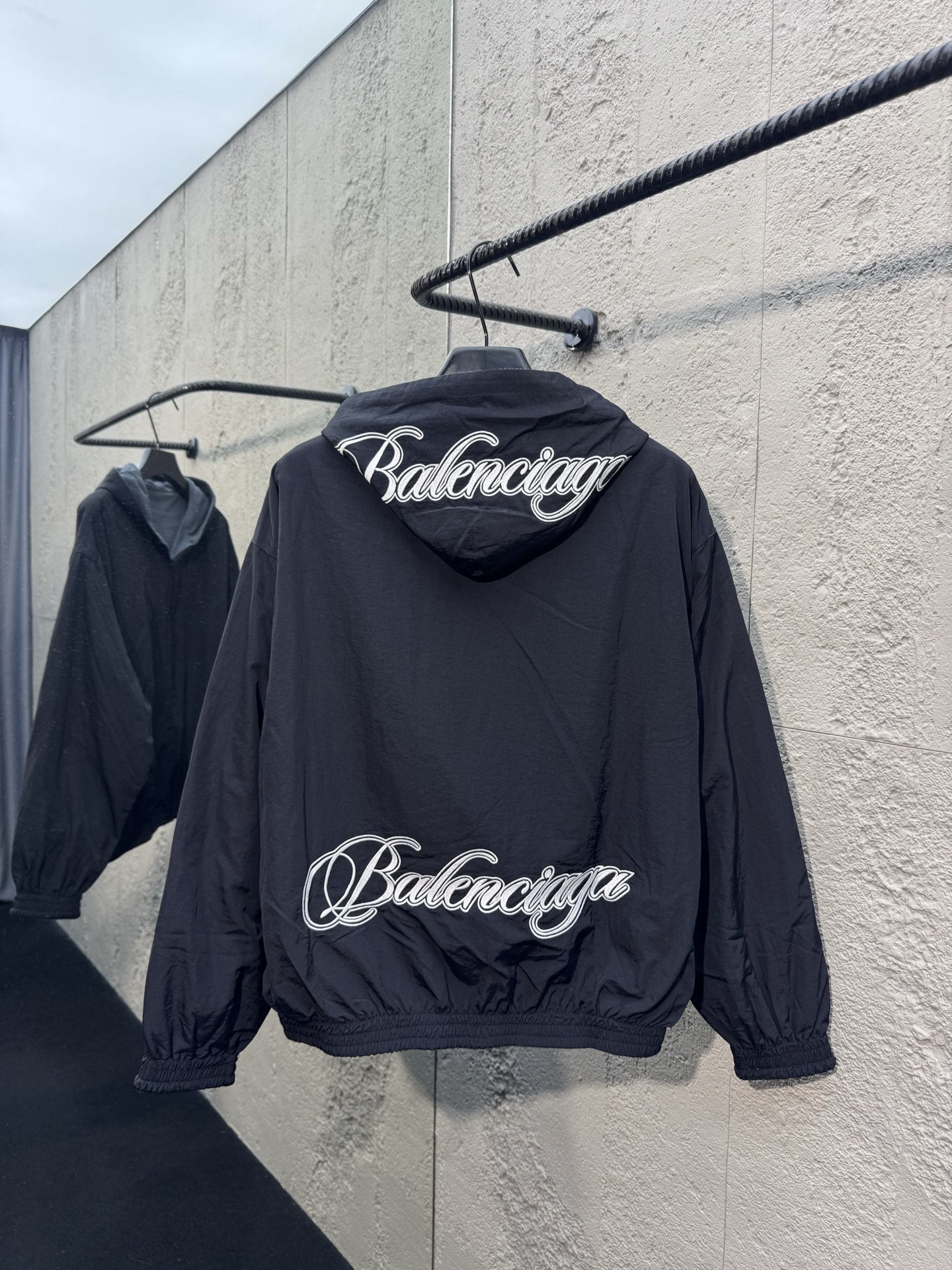 Balen embroidered reversible jacket