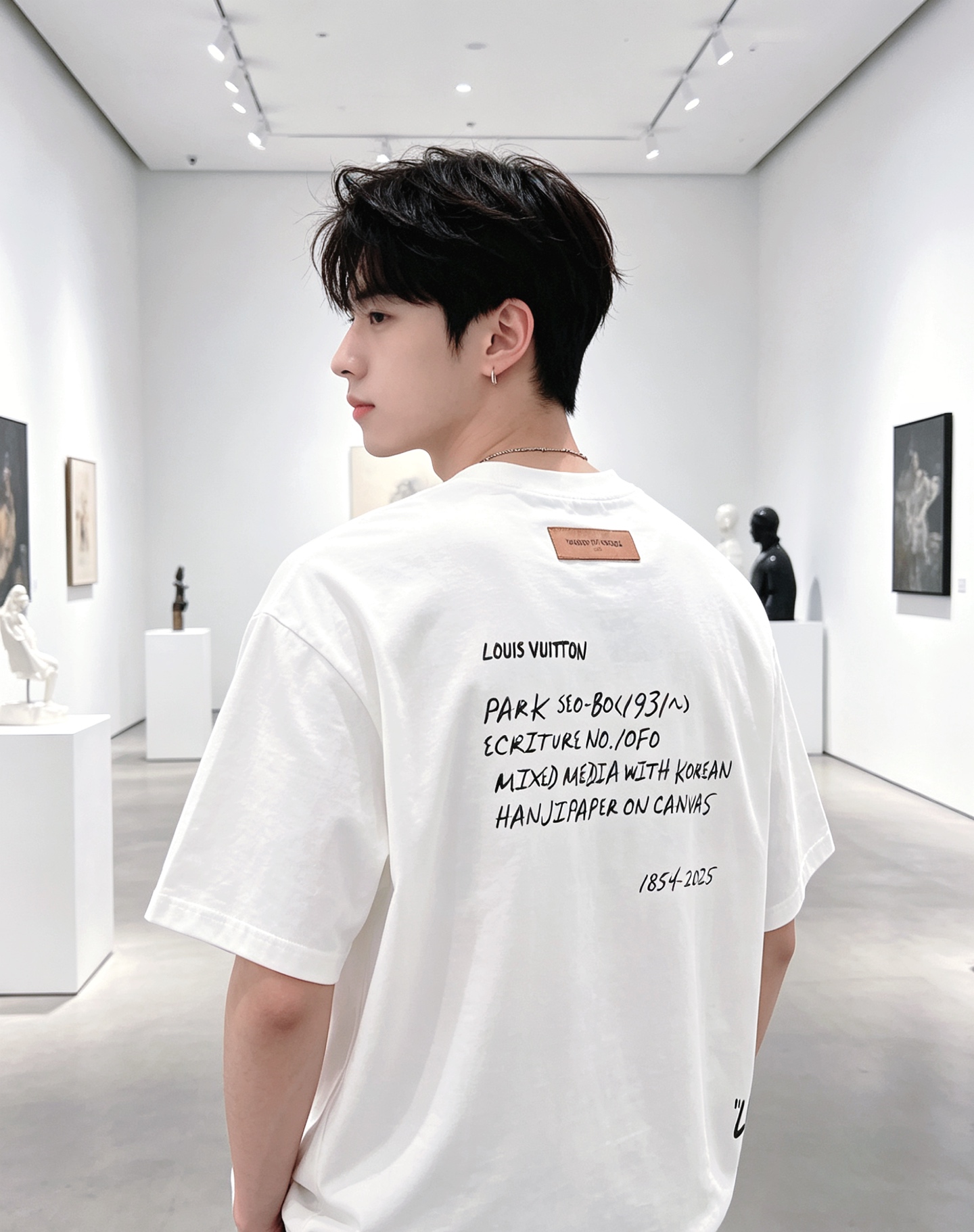 Louis slogan print t-shirt
