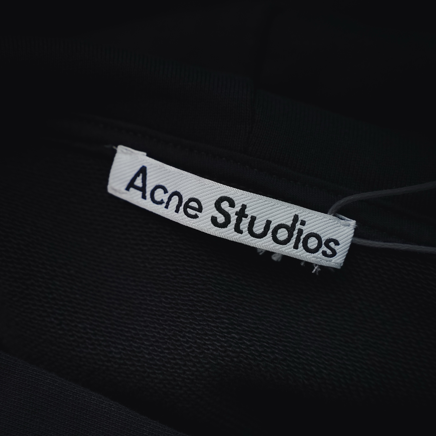 Acne washed layered hoodie