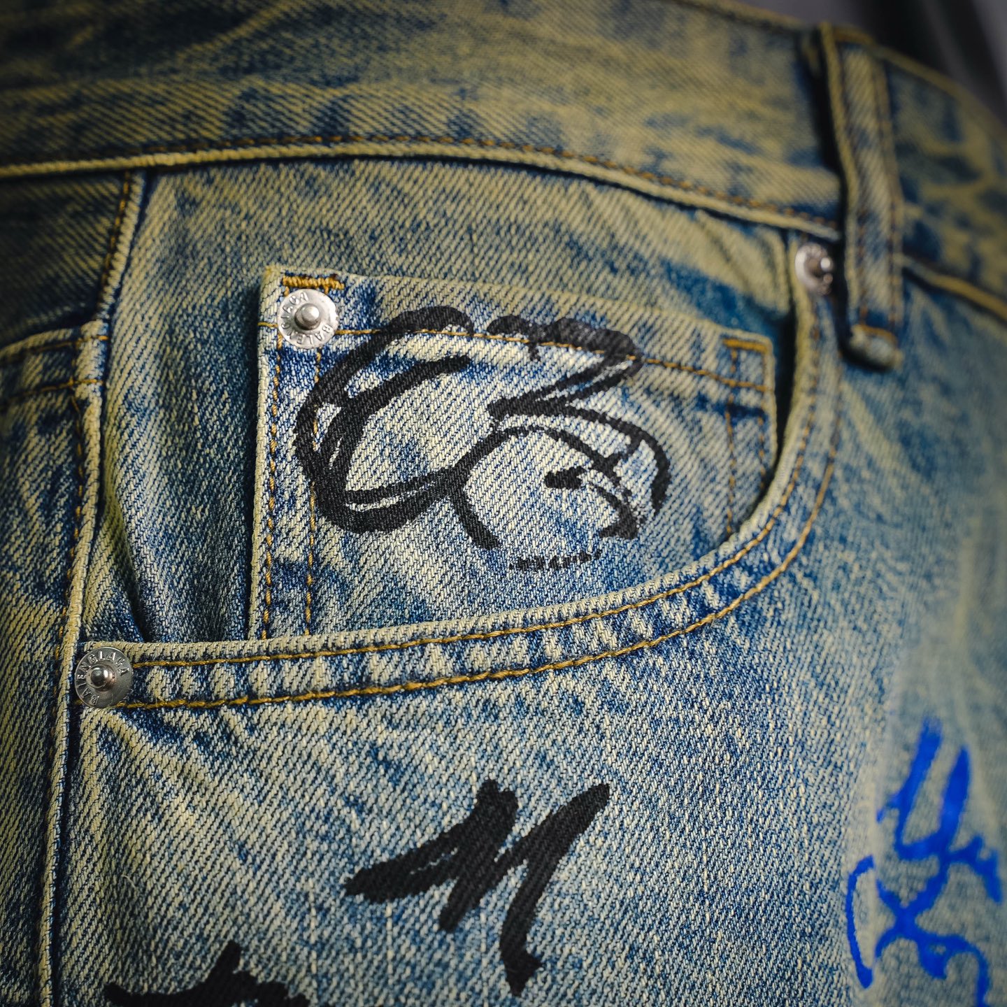 Balen graffiti baggy jeans