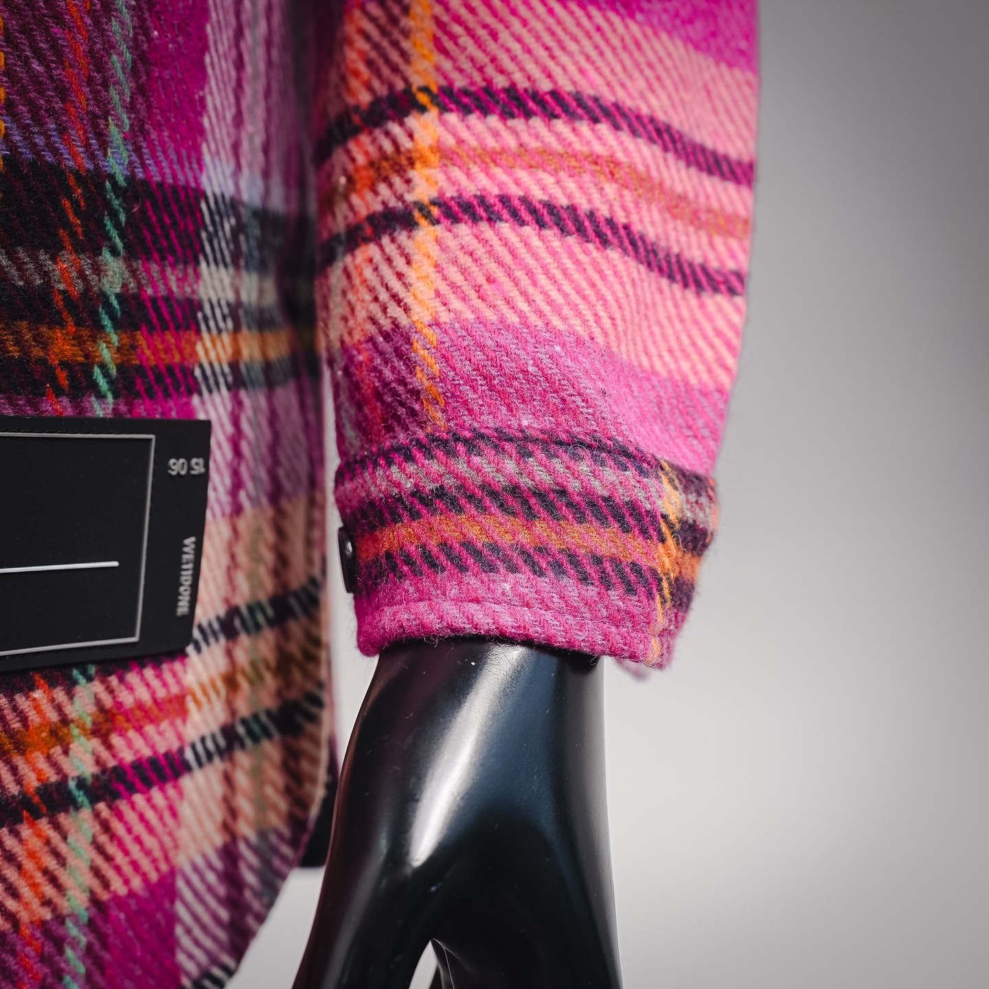 We11 pink plaid shirt