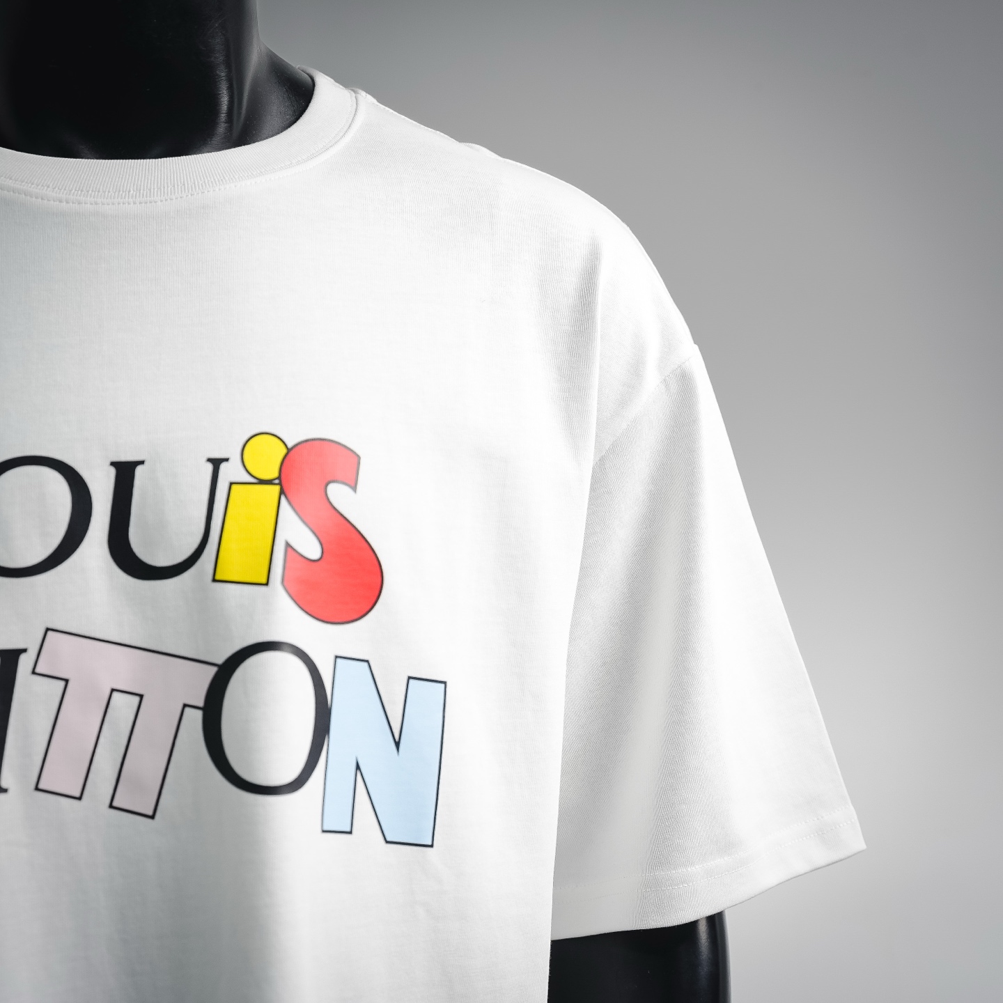 Louis letter print t-shirt