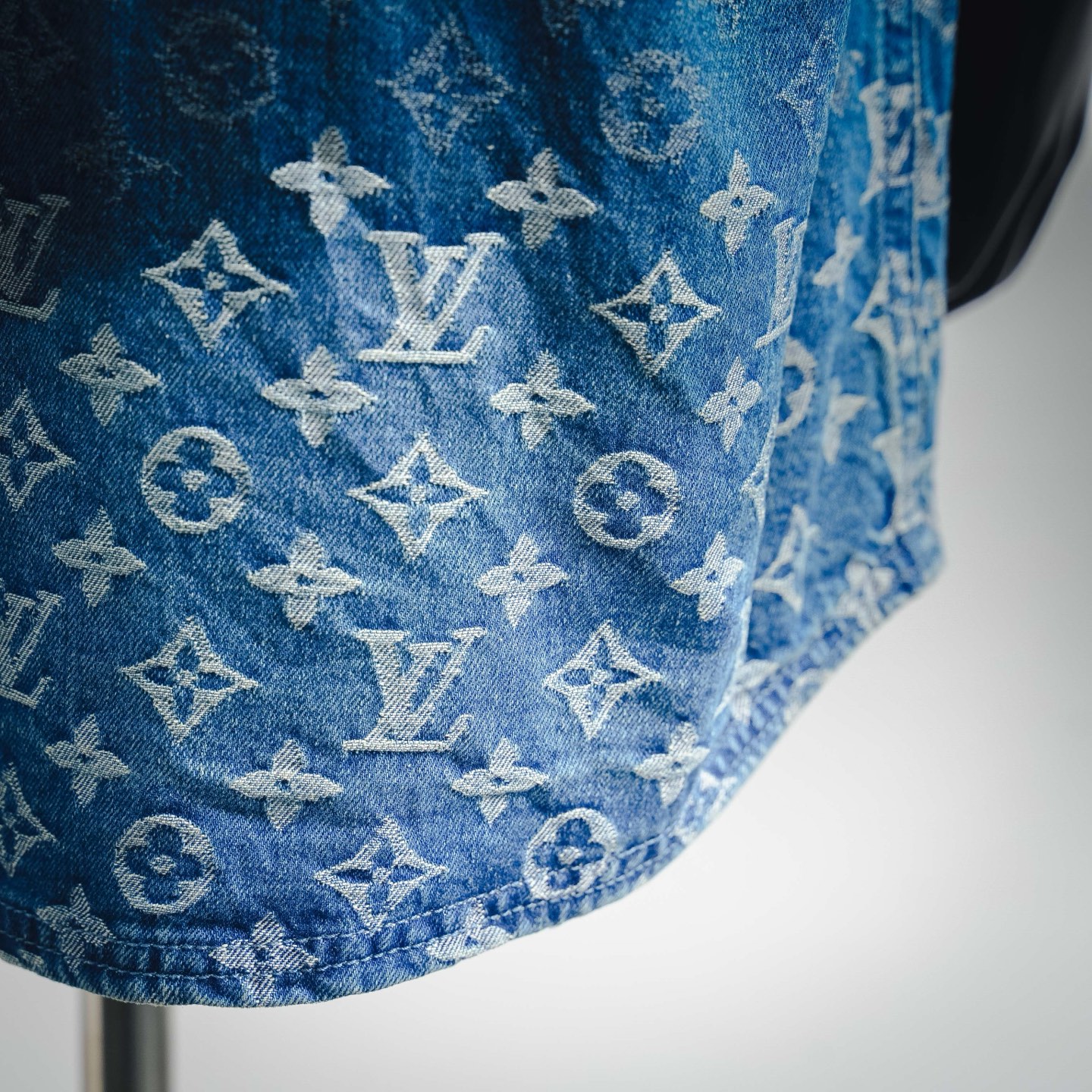 Loui 26ss jacquard denim shirt