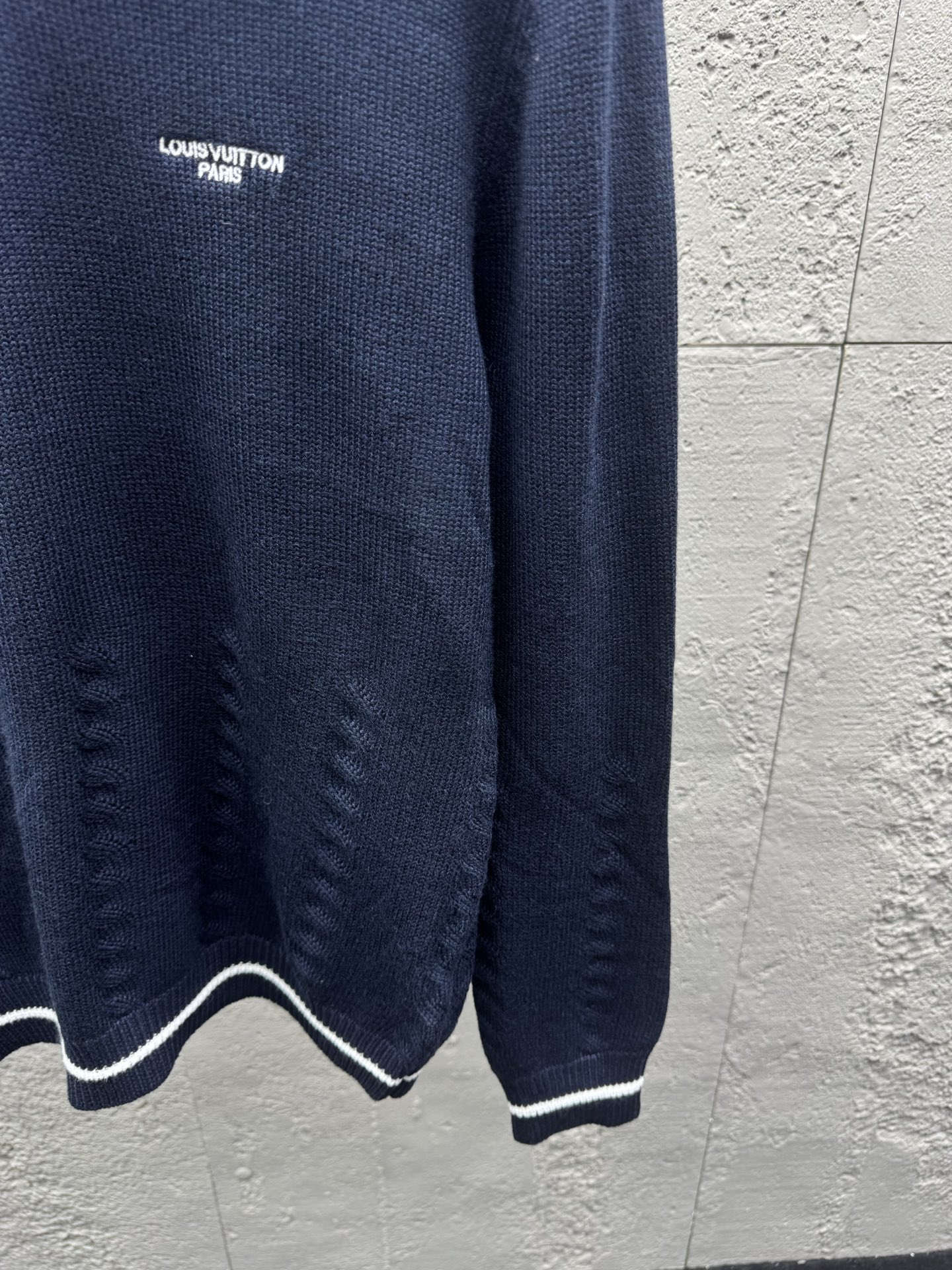 Louis embroidered knit sweater