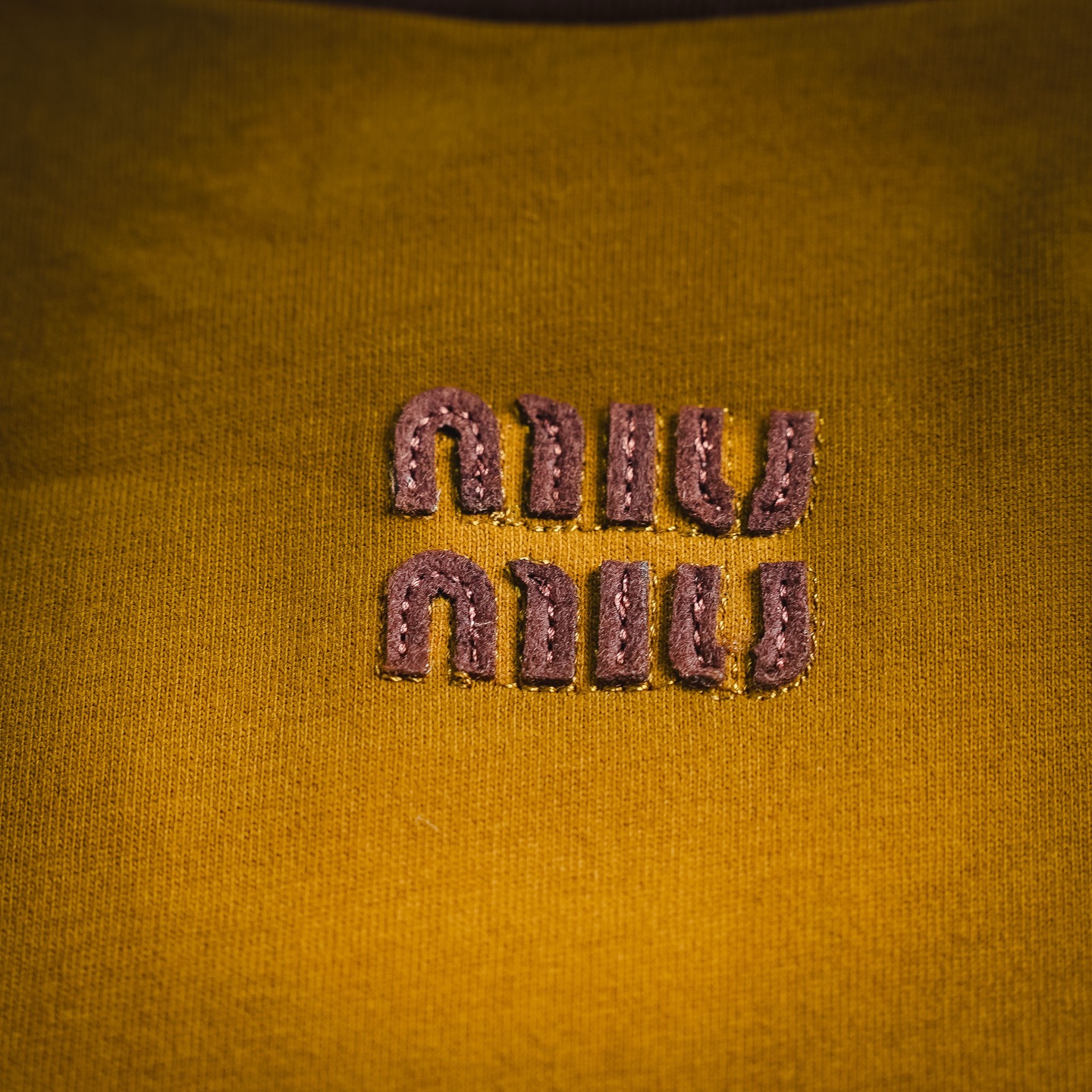 Miu ringer minimal sweatshirt