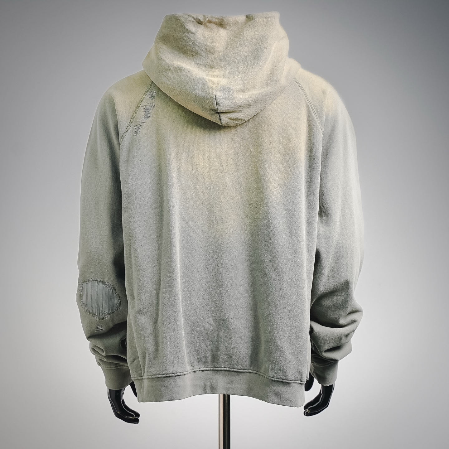 Acne distressed hooded jacket