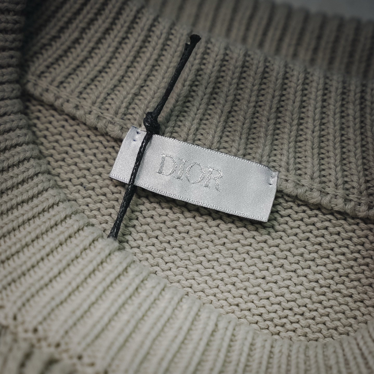CD jacquard sweater