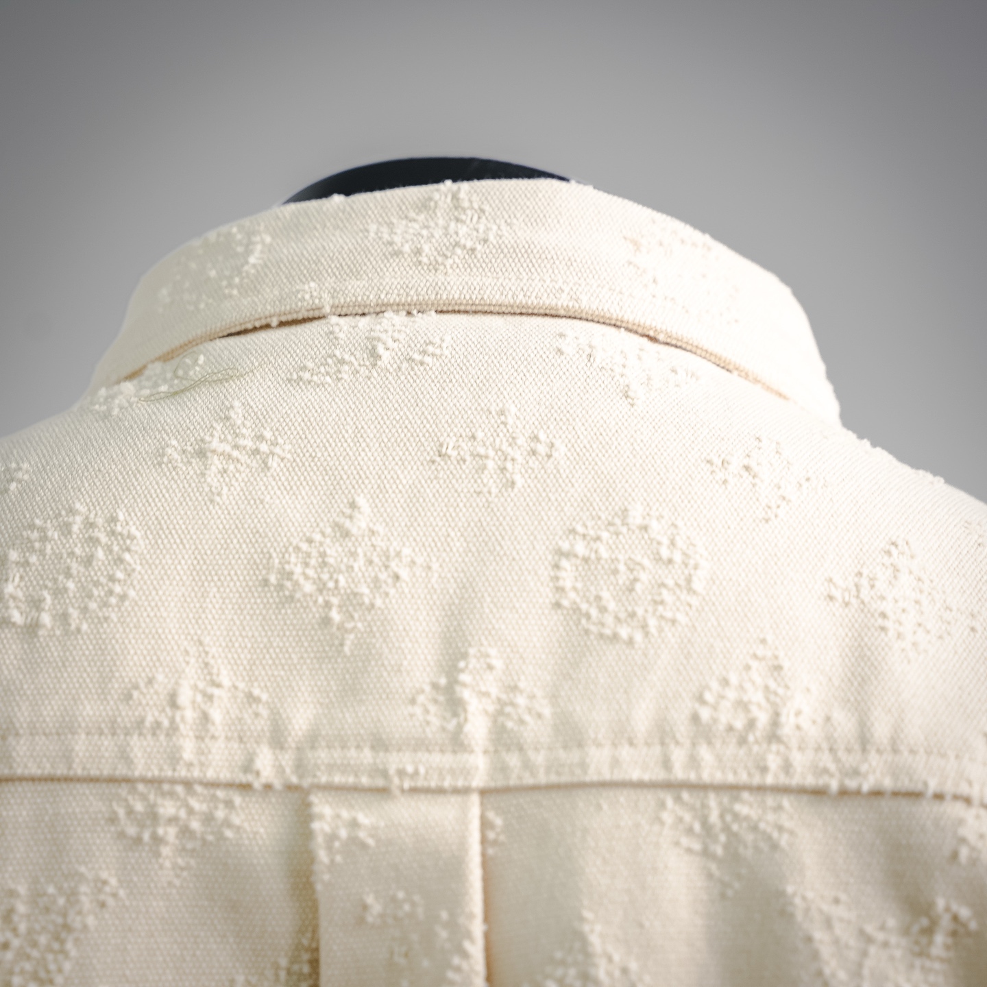 Louis needle-punched denim jacket