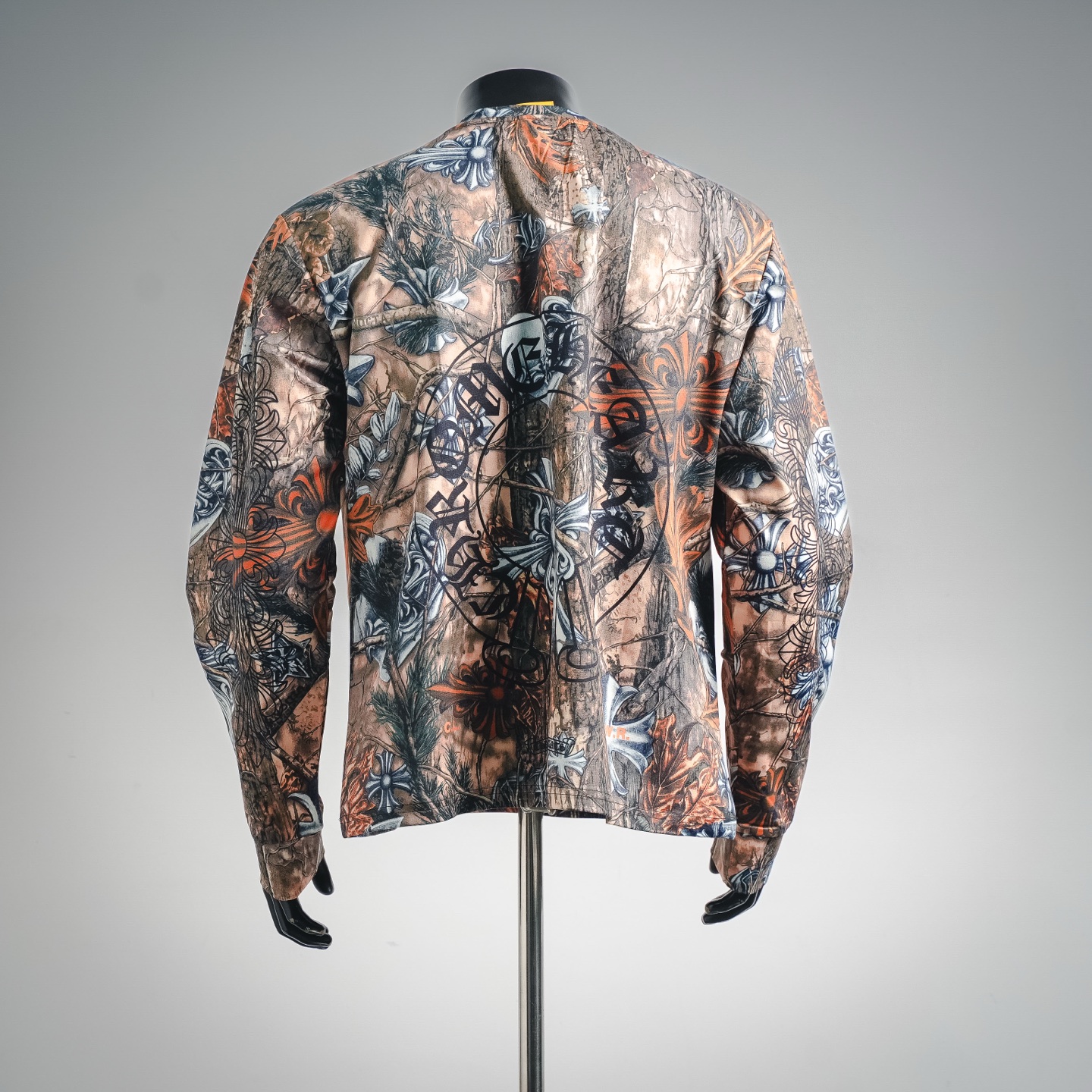 Chrome cross print sweatshirt