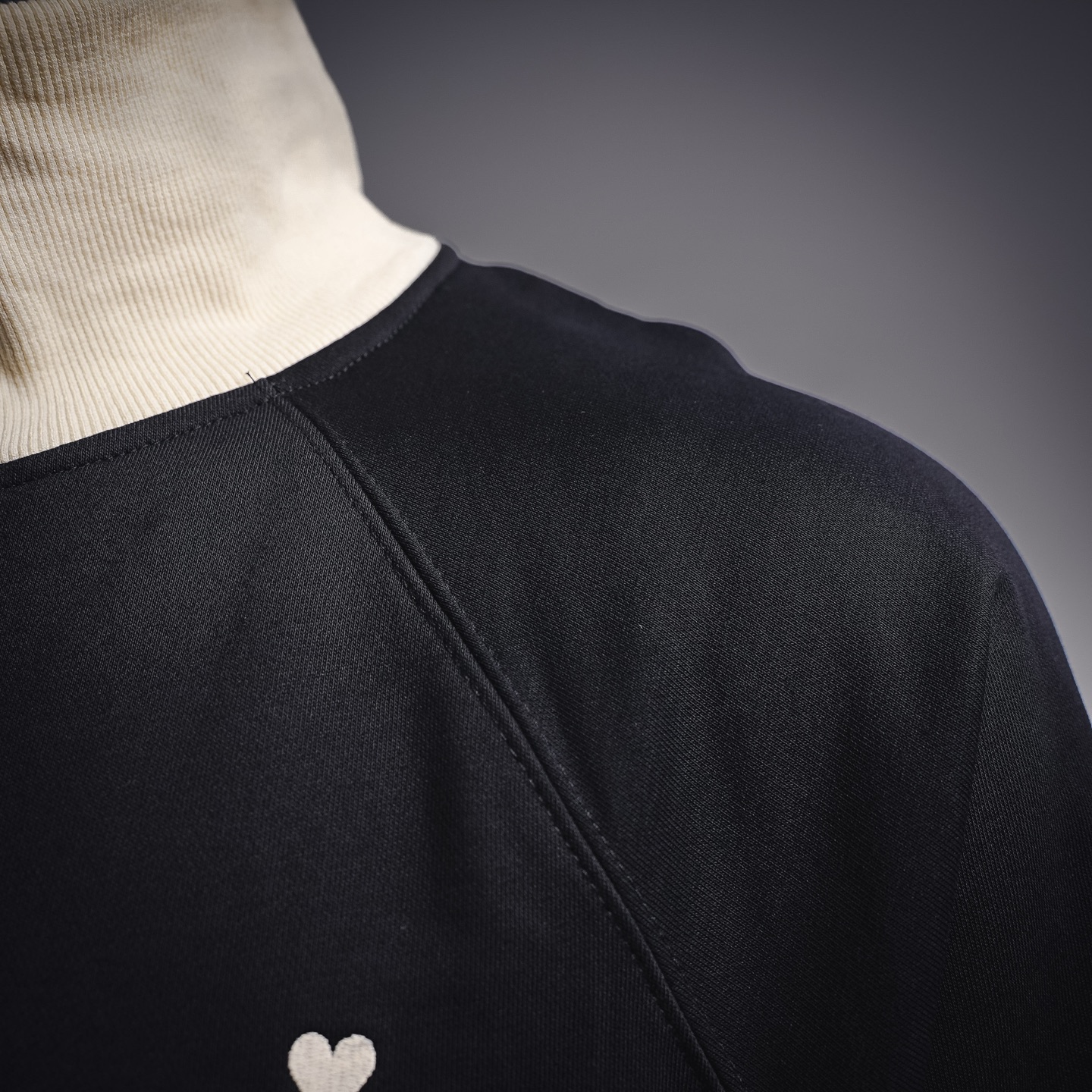 Ami contrast preppy jacket
