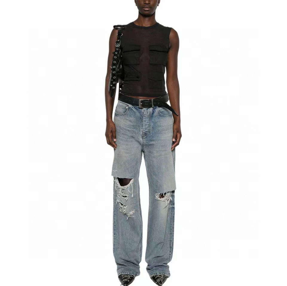 Balen washed ripped jeans